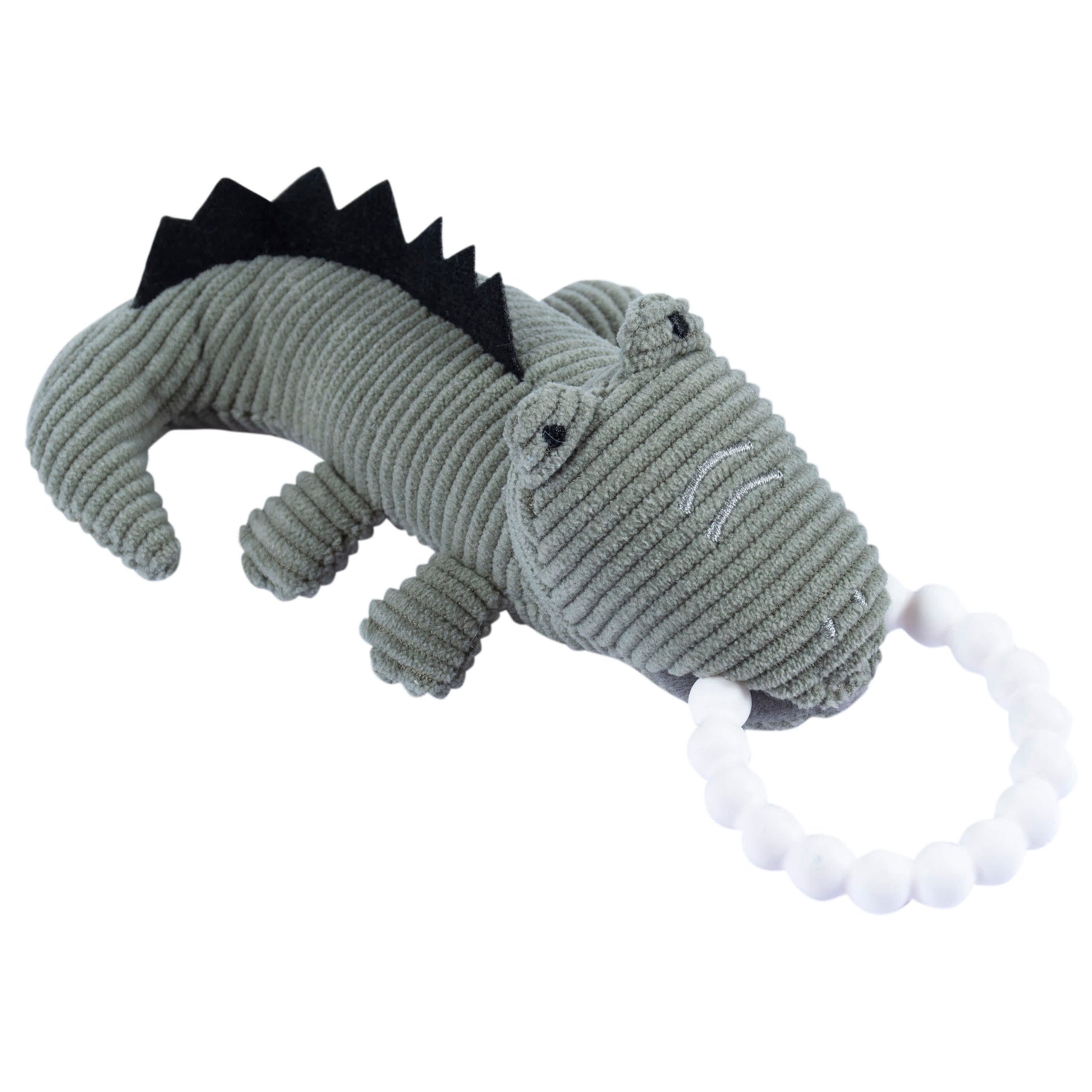 2-Piece Baby Boys Cheetah & Crocodile Rattle and Teether Set