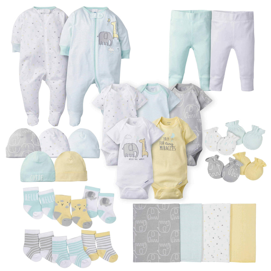 28-piece Baby Neutral Animal Bundle Set-Gerber Childrenswear