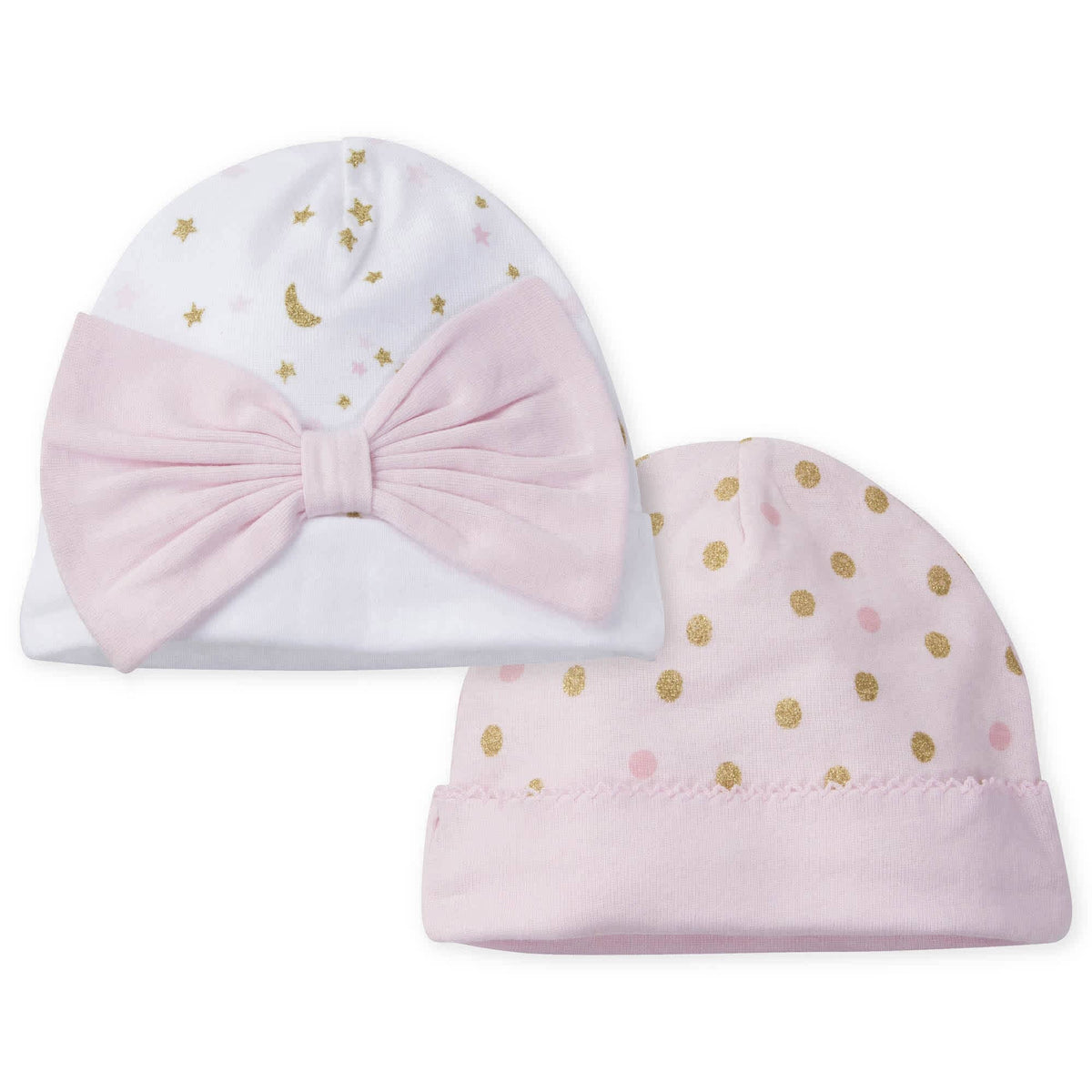 2-Pack Baby Girls Castle Caps-Gerber Childrenswear