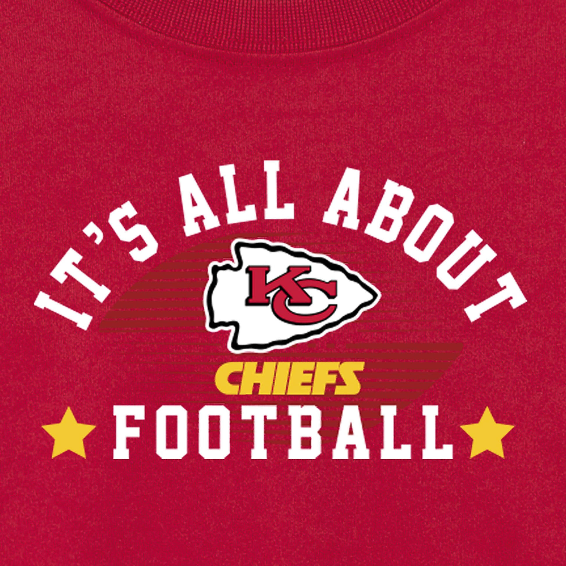 Kansas City Chiefs Baby & Toddler Boys Long Sleeve Tee Shirt-Gerber Childrenswear
