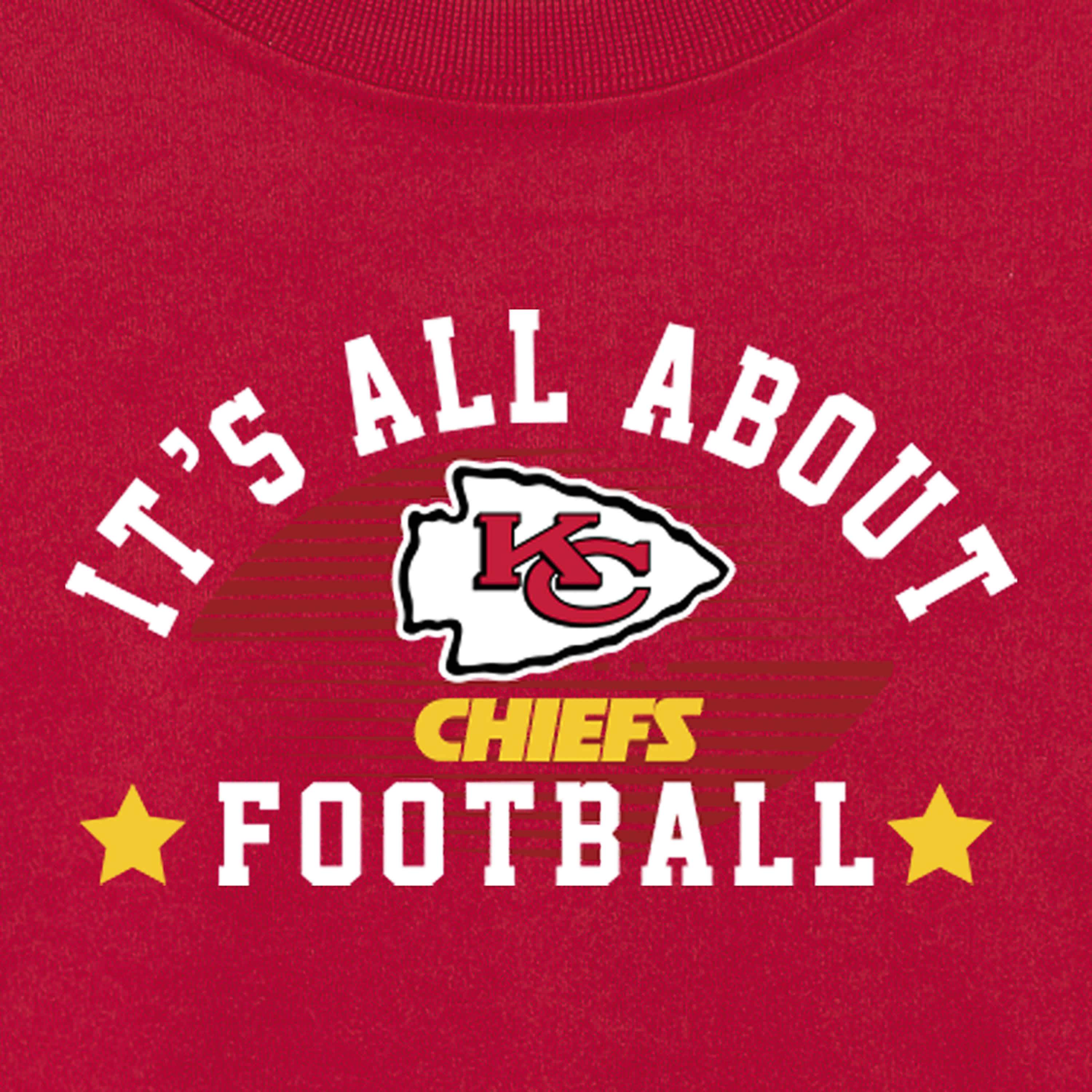 Kansas City Chiefs Baby & Toddler Boys Long Sleeve Tee Shirt-Gerber Childrenswear
