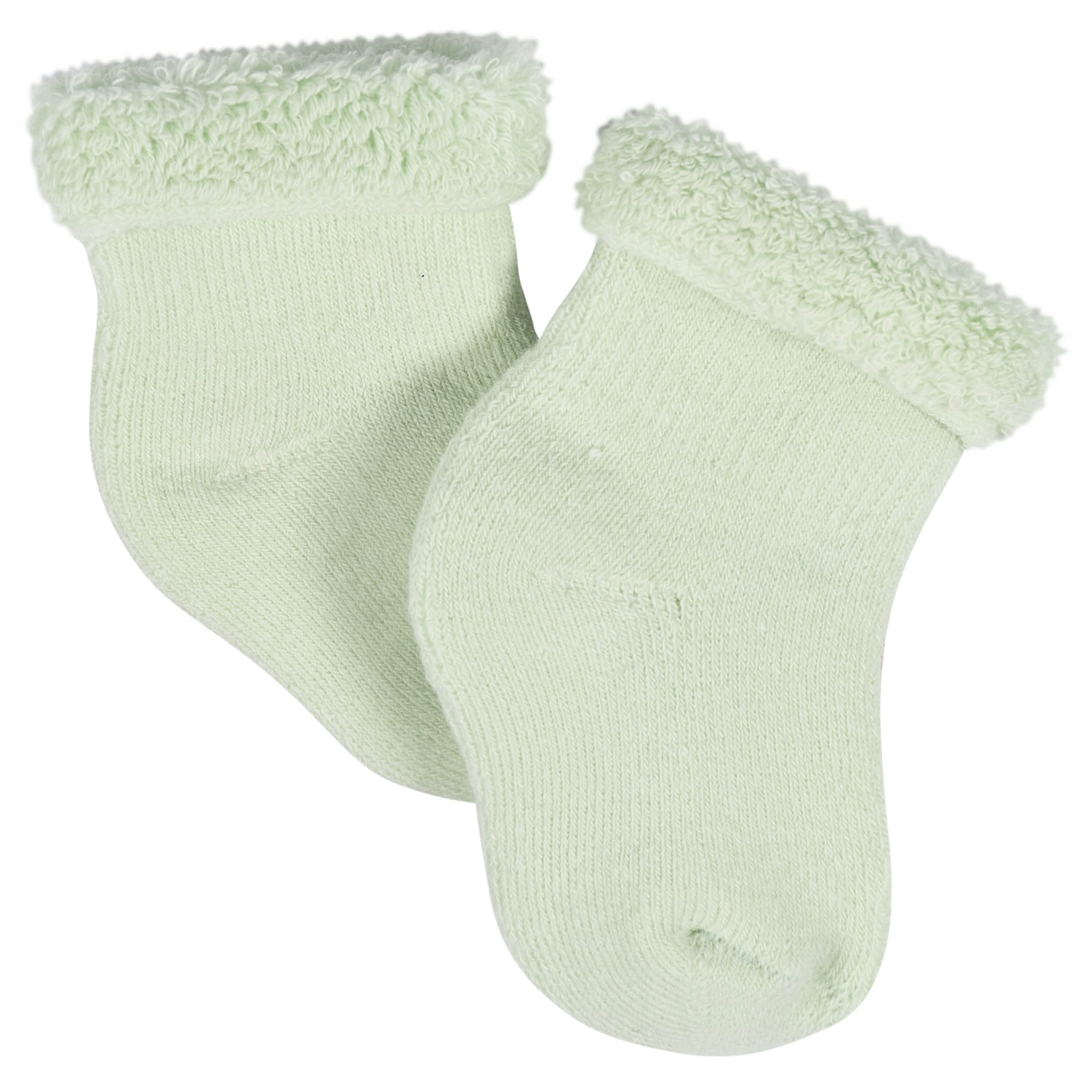12-Pack Baby Neutral Happy Veggies Terry Wiggle Proof® Socks