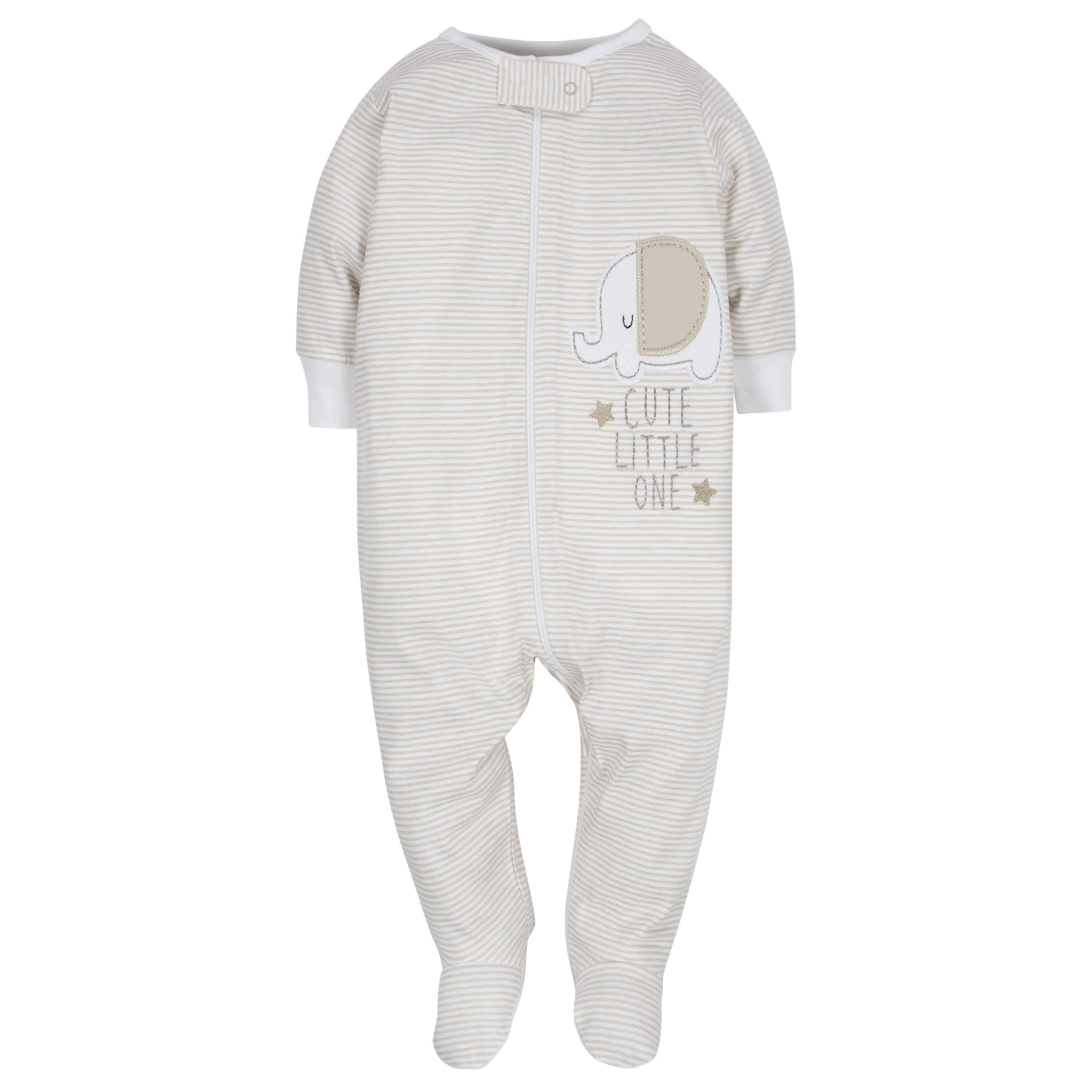 4-Pack Clouds & Elephant Baby Neutral Sleep 'n Plays-Gerber Childrenswear