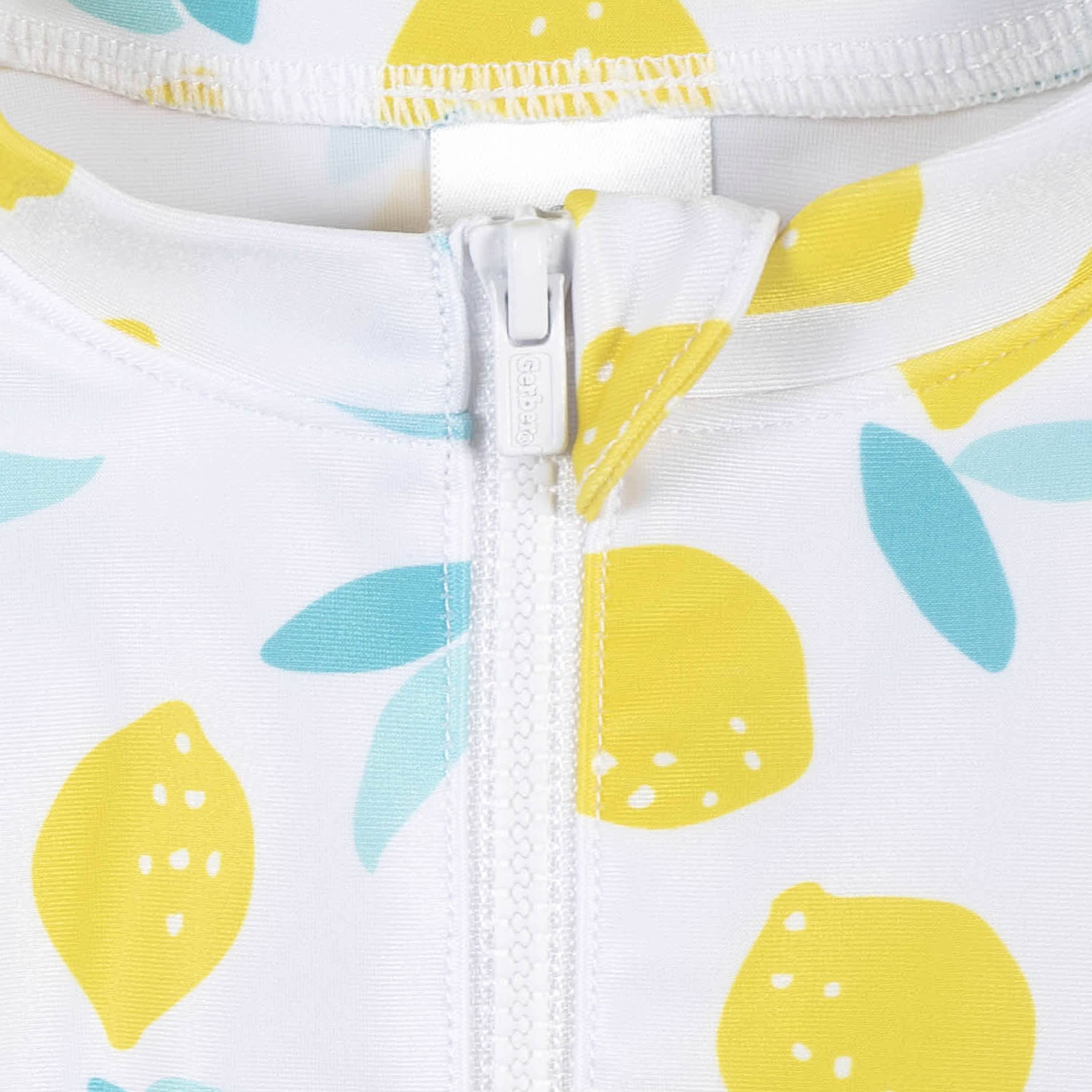 Baby & Toddler Girls Lemon Squeeze Rash Guard-Gerber Childrenswear