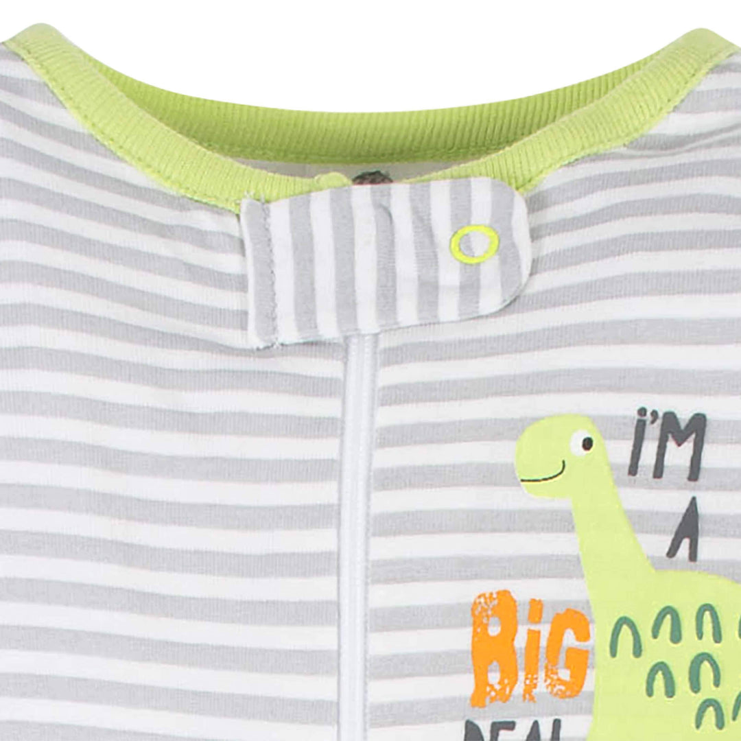 2-Pack Baby Boys Big Deal Dino & Mighty Wild Sleep 'n Plays-Gerber Childrenswear