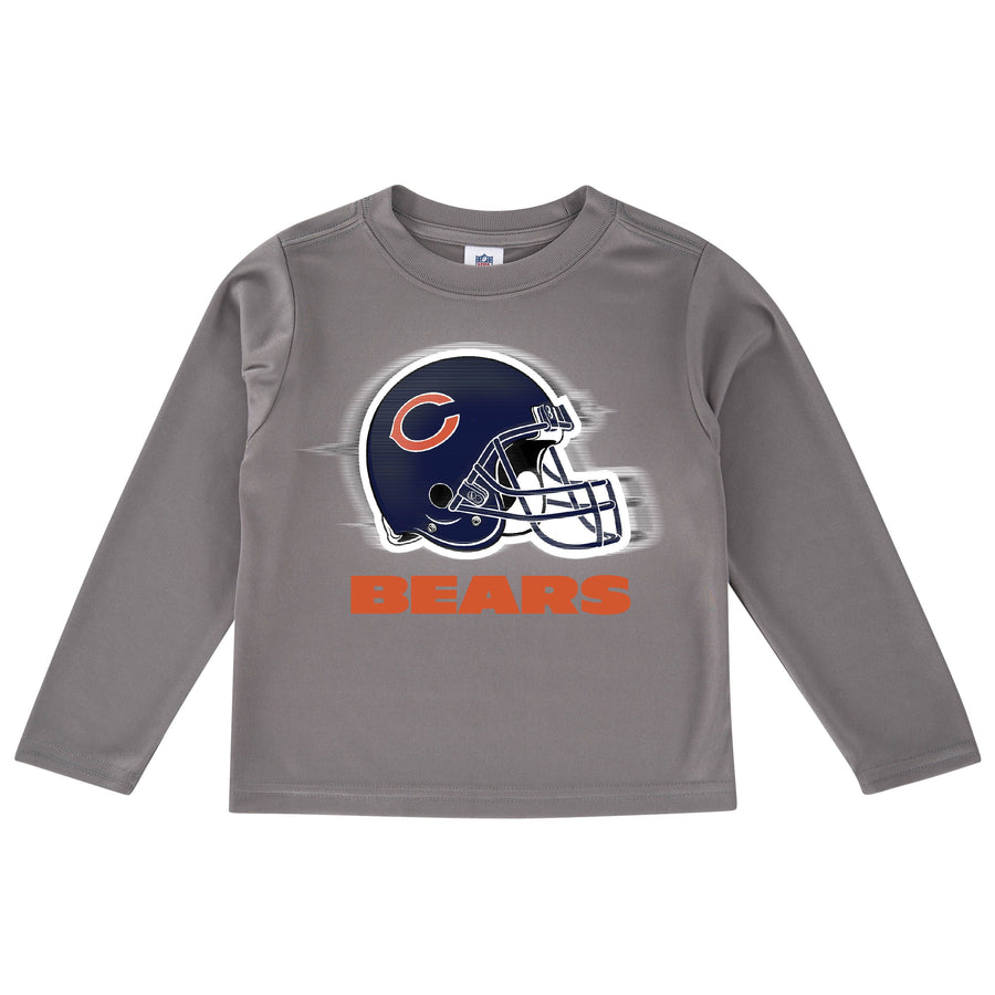 Chicago Bears Toddler Boys' Long Sleeve Logo Tee-Gerber Childrenswear