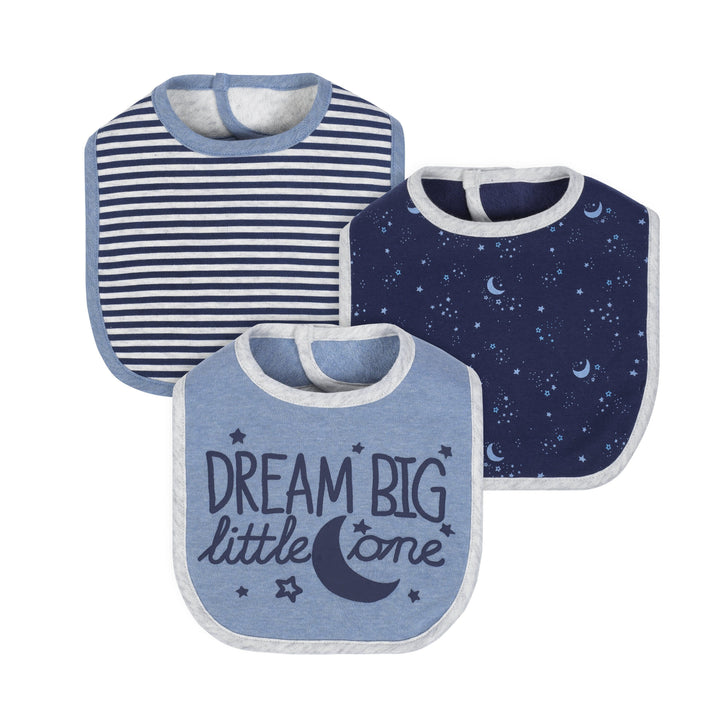 Baby Boy 3-pack Outer Space Starter Bibs-Gerber Childrenswear