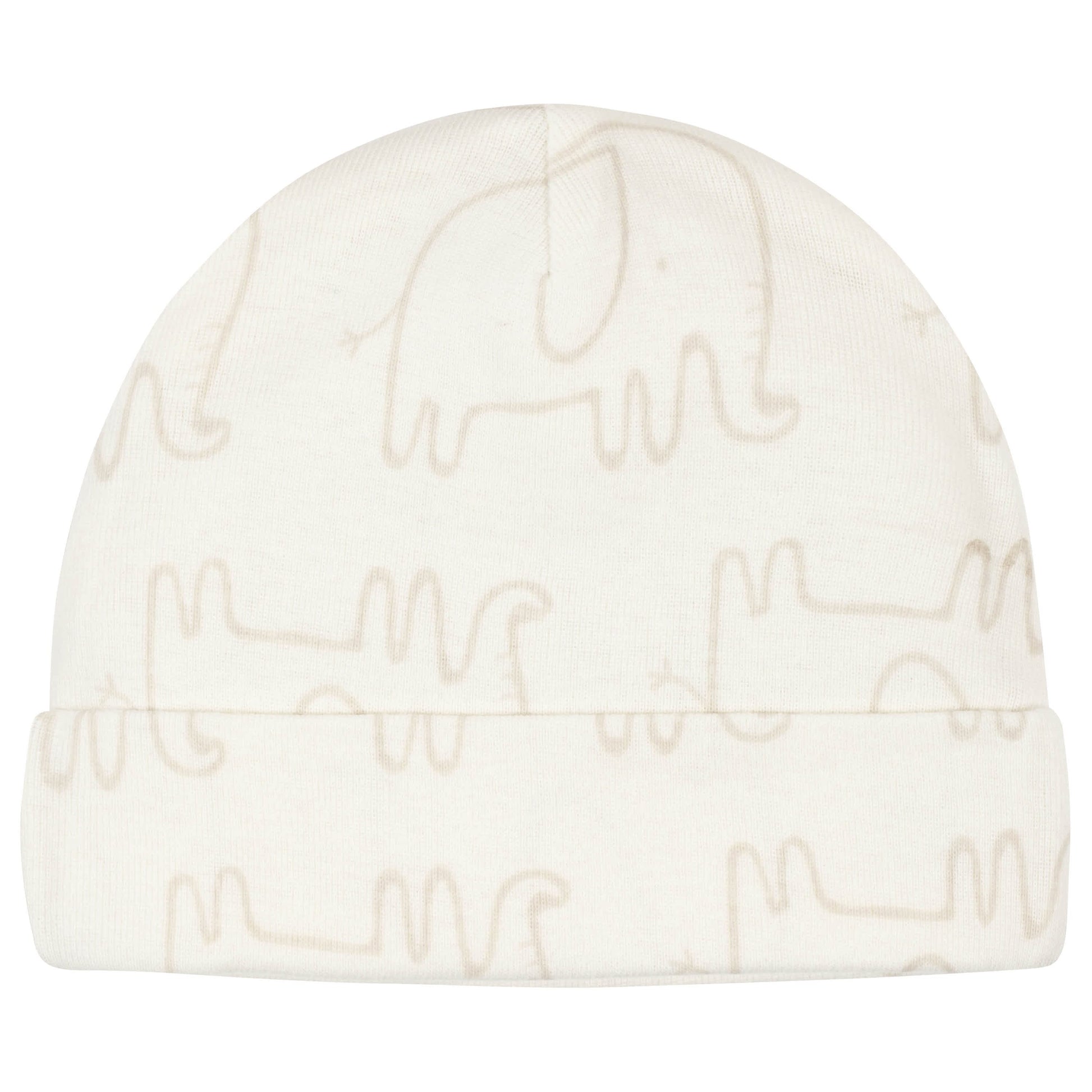 5-Pack Baby Neutral Safari Caps-Gerber Childrenswear