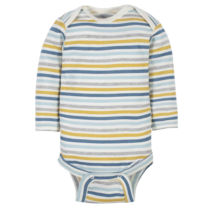 6-Pack Baby Boys Dinosaur Long Sleeve Onesies® Bodysuits-Gerber Childrenswear