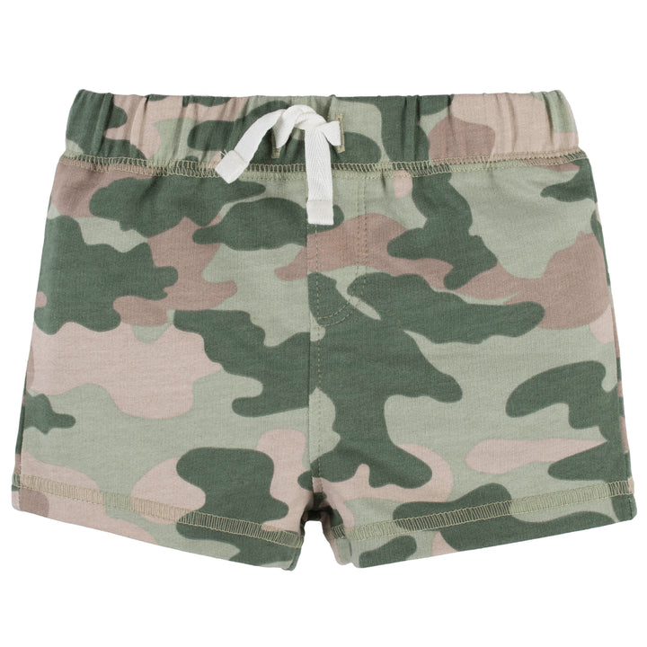 4-Piece Baby Boys Camping Fun Onesies® Bodysuit, Tee, Shorts & Pant Set-Gerber Childrenswear