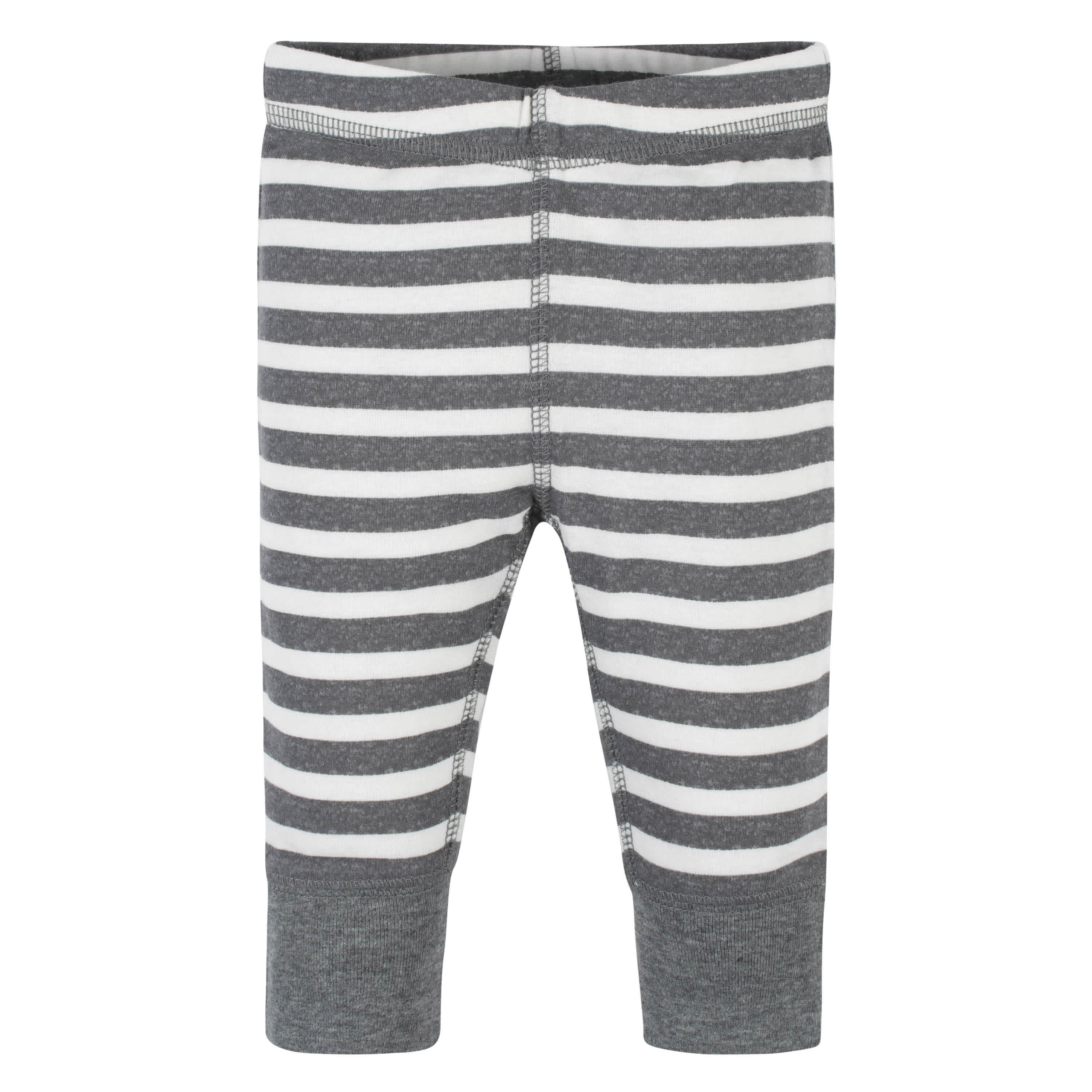 3-Pack Baby Neutral Stripe, Gray, & Black Pants-Gerber Childrenswear