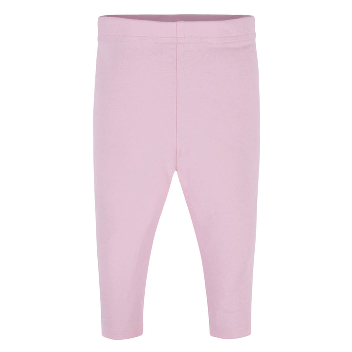 3-Pack Baby & Toddler Girls Pink & Black Premium Leggings-Gerber Childrenswear
