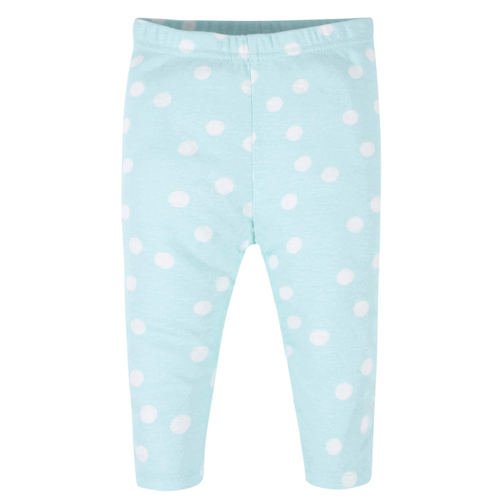 6-Piece Baby Girls Cat Onesies® Brand Bodysuits & Pants Set-Gerber Childrenswear