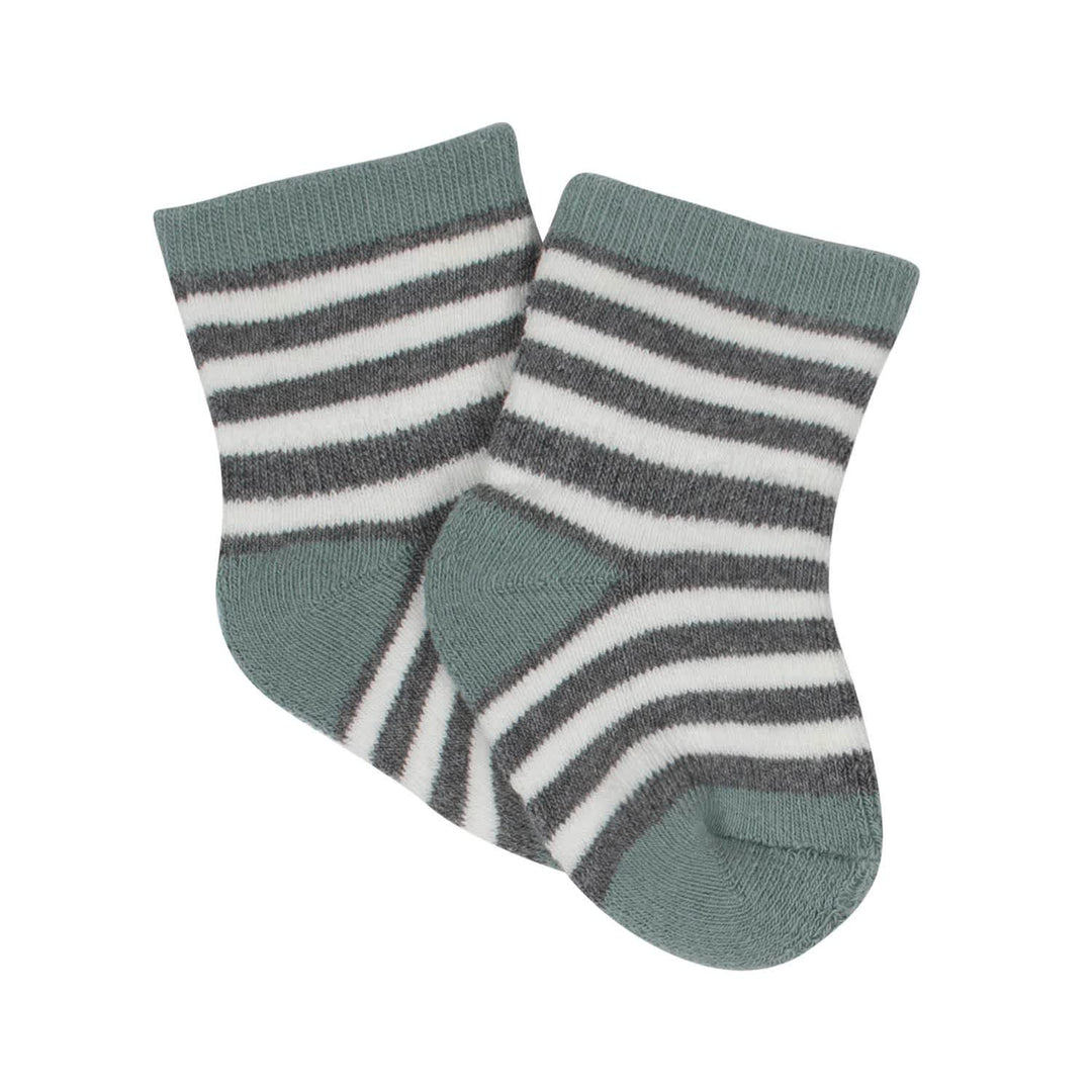 Gerber® Organic 4-Pack Baby Boys Dino Wiggle Proof Socks-Gerber Childrenswear