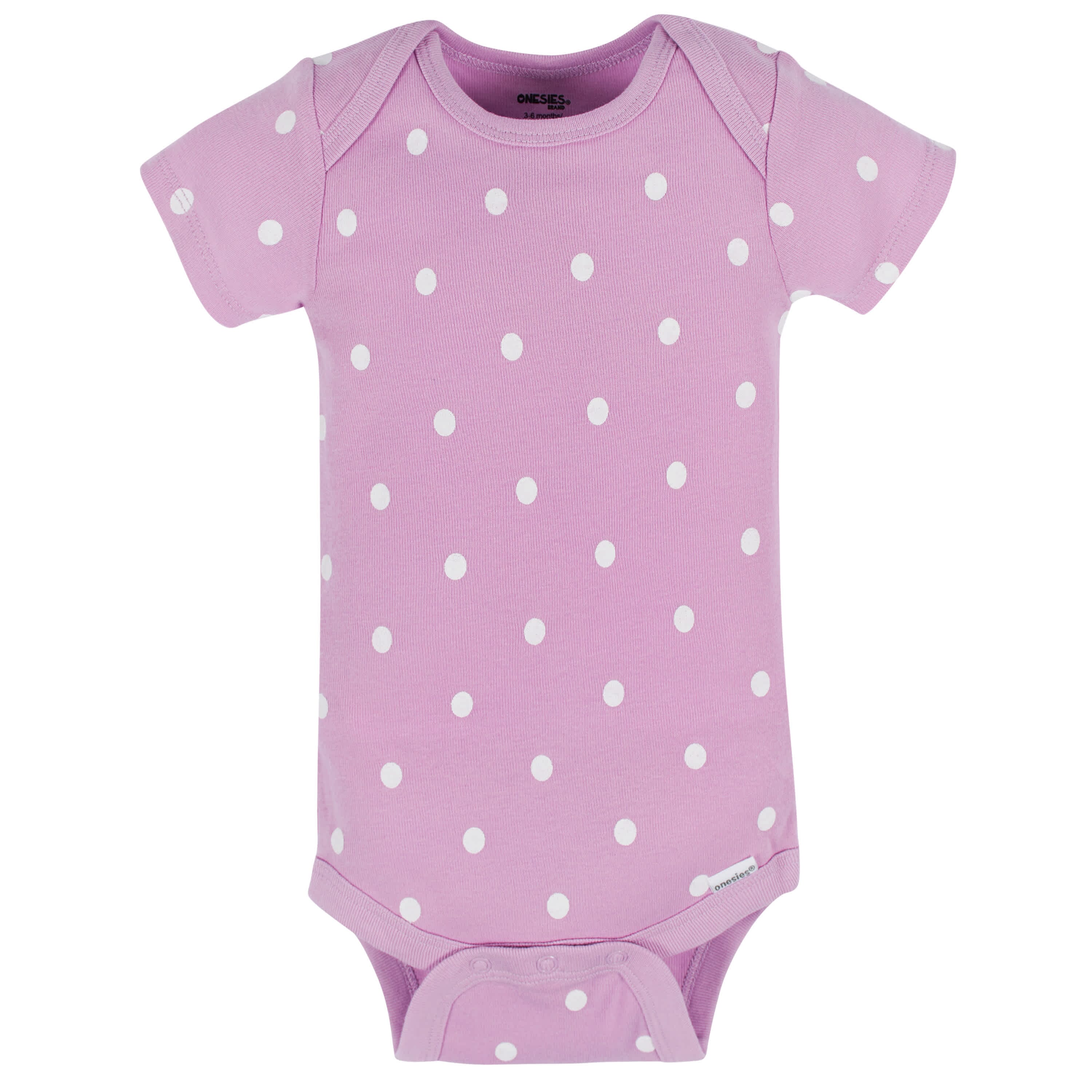 8-Pack Baby Girls Rainbow Floral Short Sleeve Onesies® Bodysuits