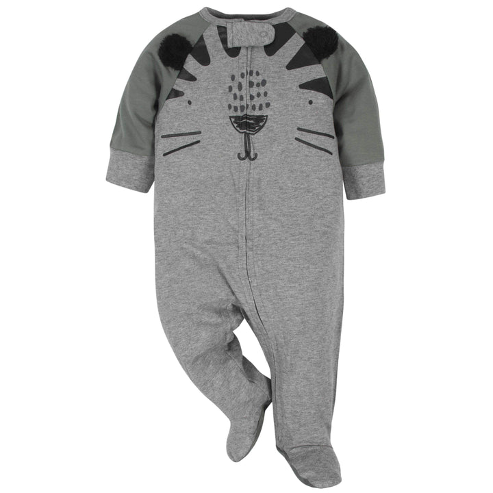 Gerber® 4-Pack Baby Boys Dino & Tiger Sleep 'N Play Bundle-Gerber Childrenswear