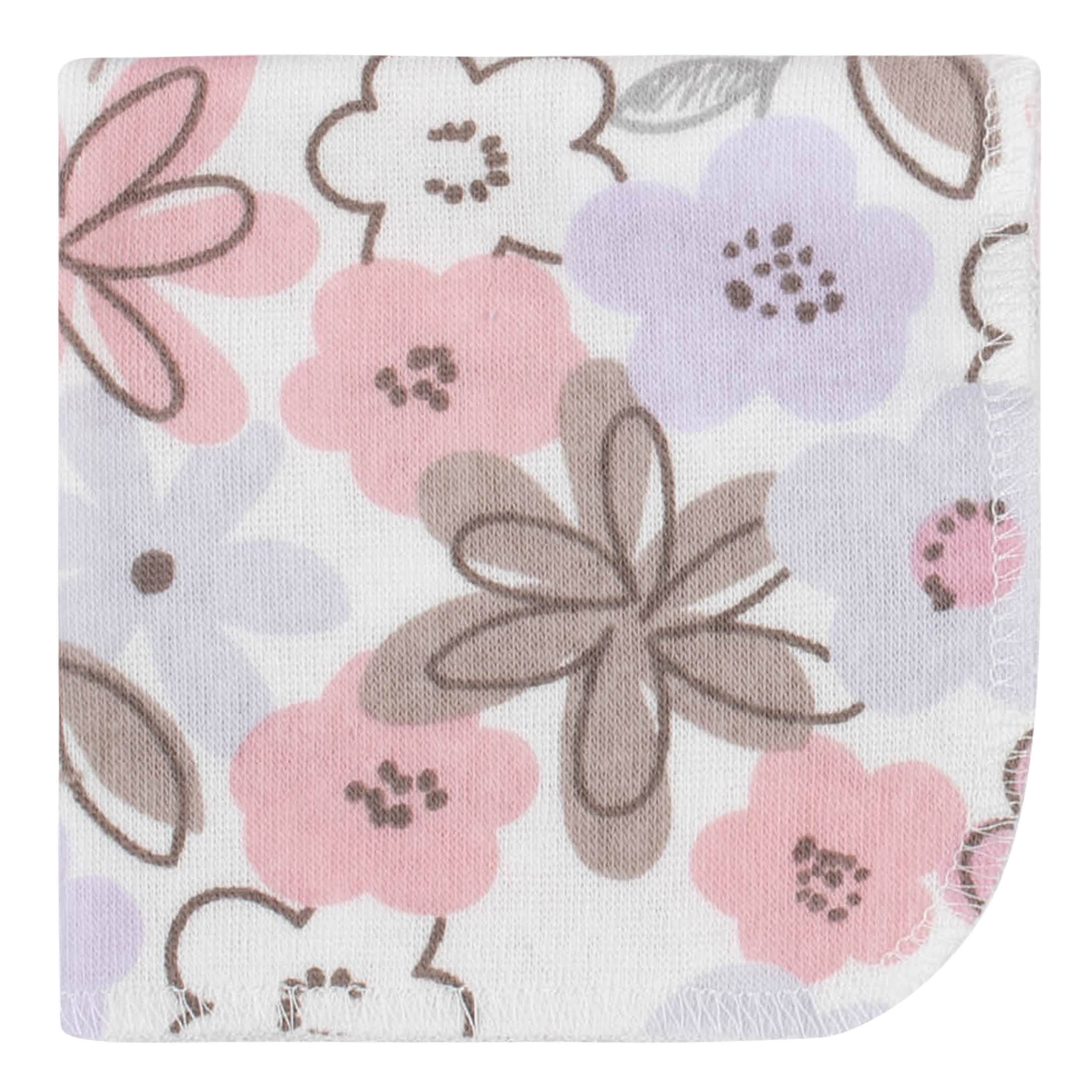 10-Pack Baby Girls Bunny Washcloths-Gerber Childrenswear