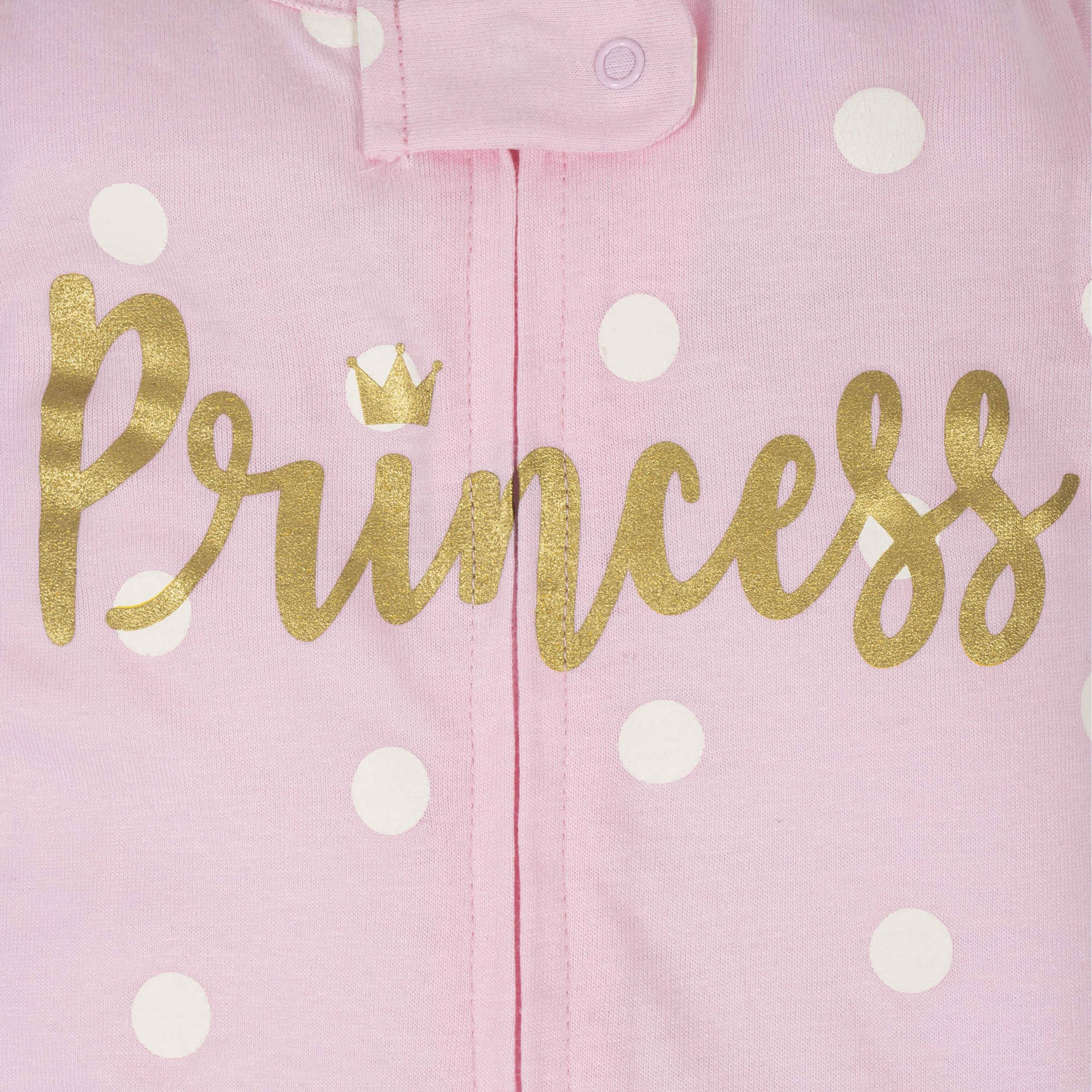 Gerber® 4-Pack Baby Girls Princess Sleep N' Plays-Gerber Childrenswear