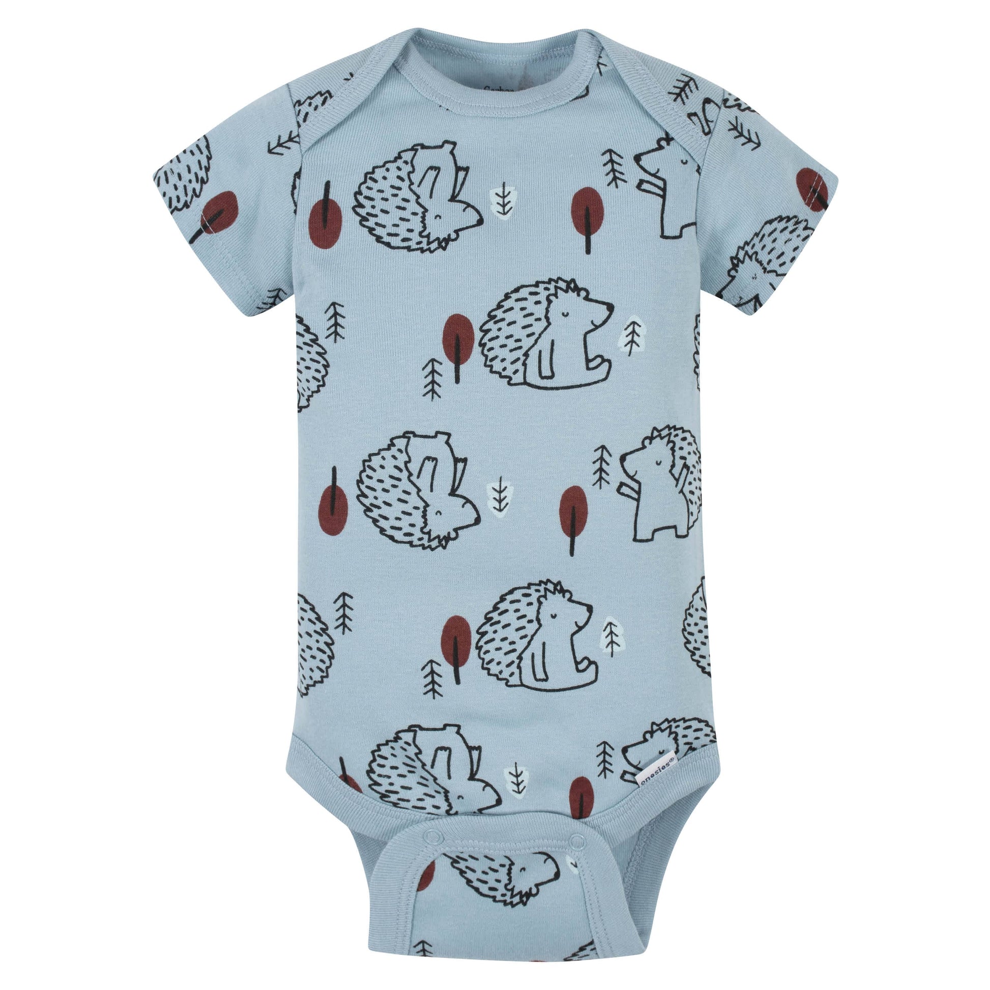 5-Pack Baby Boys Fox Short Sleeve Onesies® Bodysuits-Gerber Childrenswear