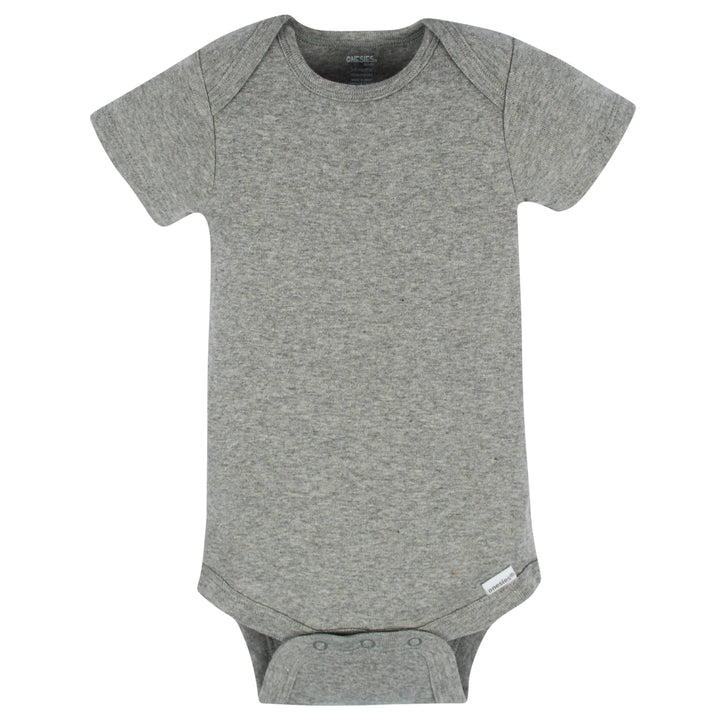 8-Pack Baby Neutral Classic Rainbow Short Sleeve Onesies® Bodysuits