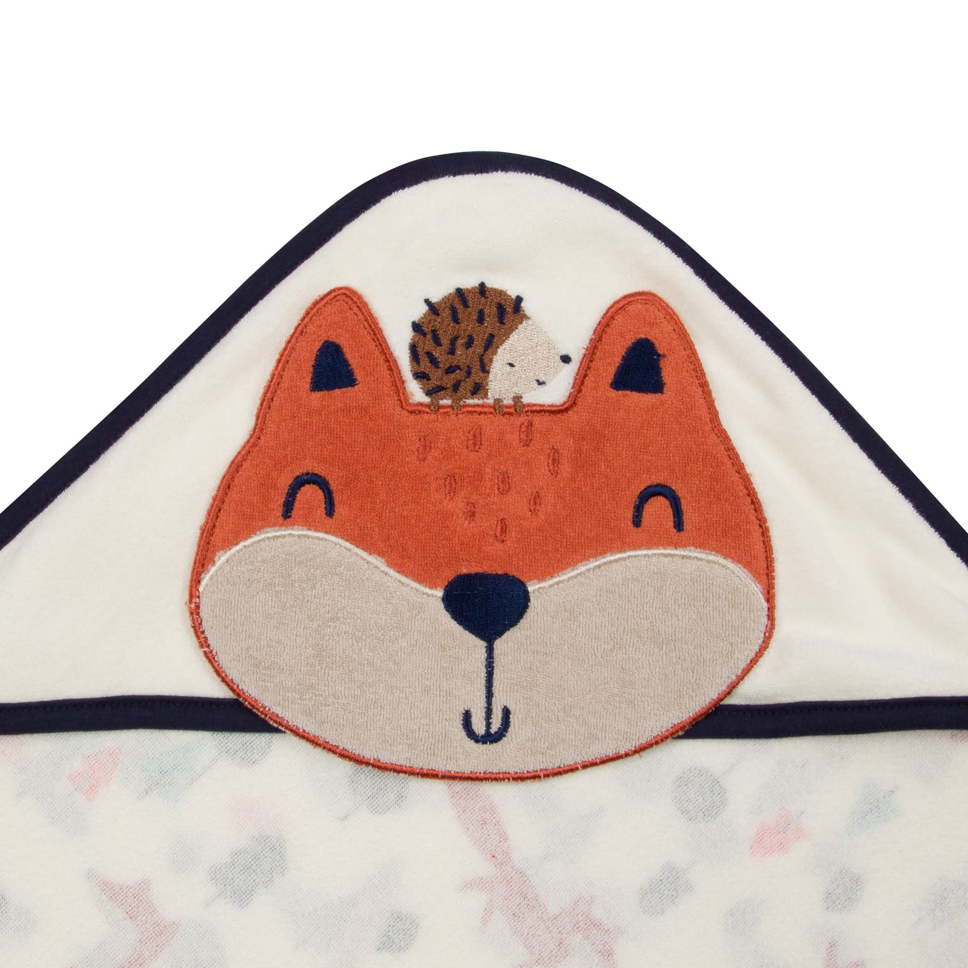 4-Piece Baby Boys Fox Hooded Towel & Washcloth Set