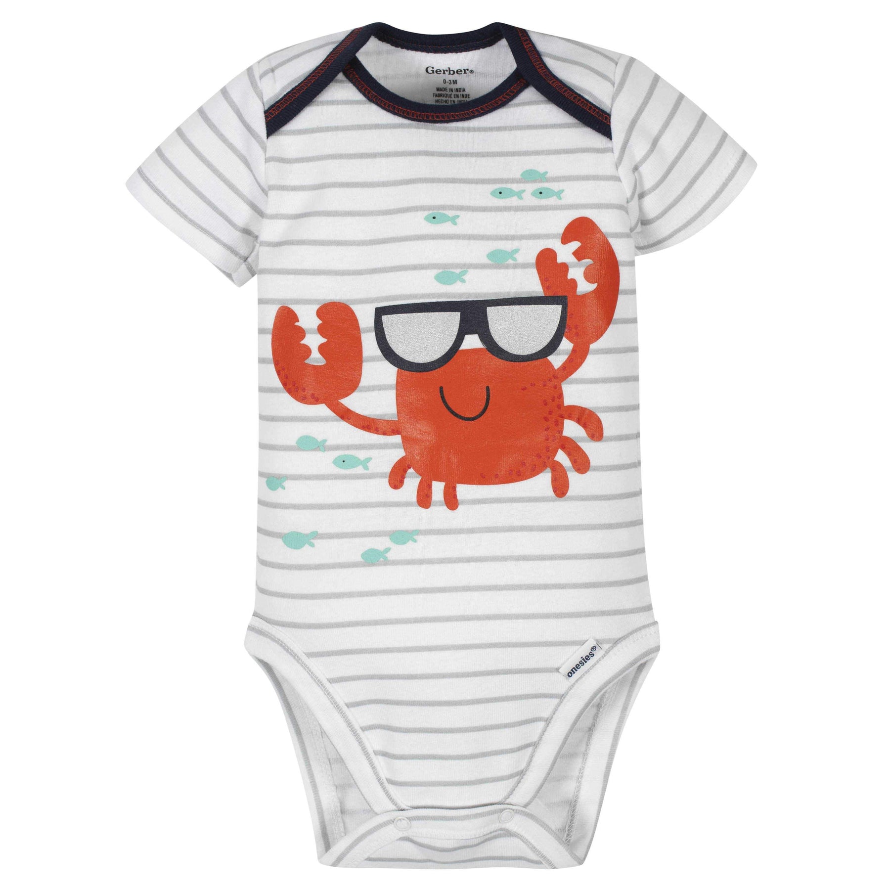 3-Piece Baby Boys Crab Bodysuit, Pants & Cap Set – Gerber Childrenswear