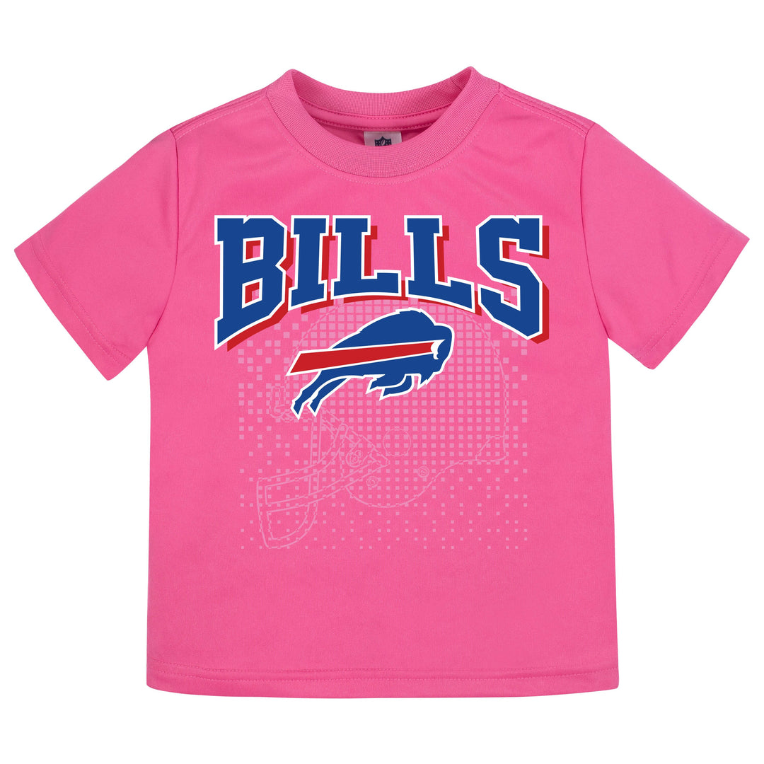 Buffalo Bills Girls Short Sleeve Tee Shirt-Gerber Childrenswear