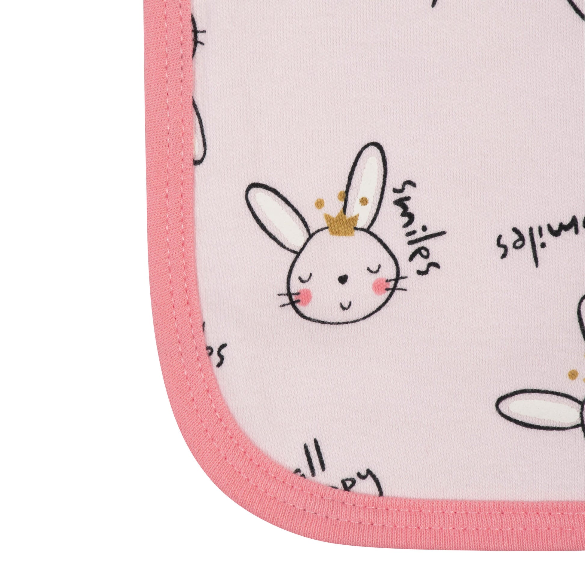 4-Pack Baby Girls Ballerina Terry Burp Cloths-Gerber Childrenswear