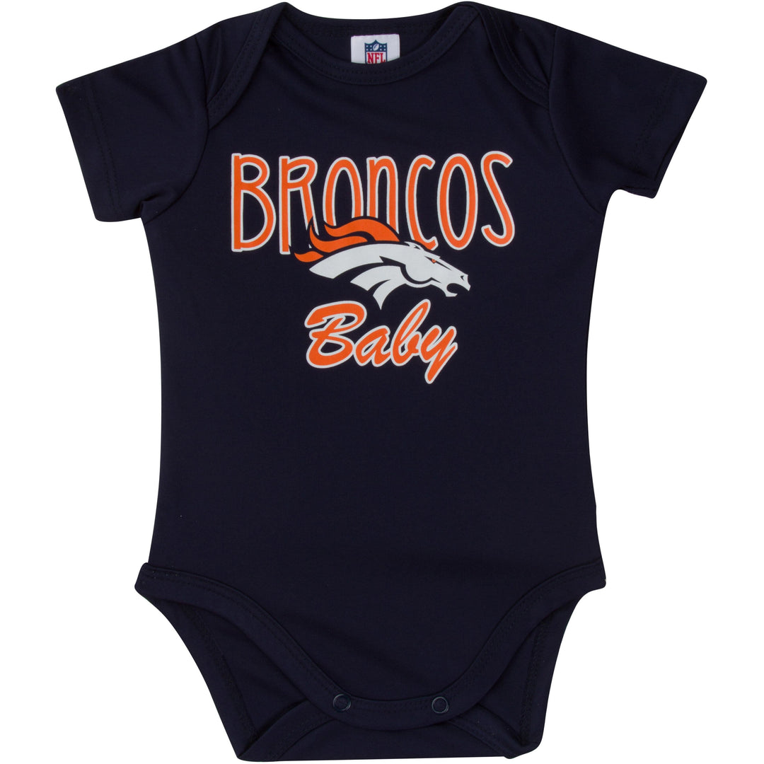 Denver Broncos Baby Boy Short Sleeve Bodysuit-Gerber Childrenswear
