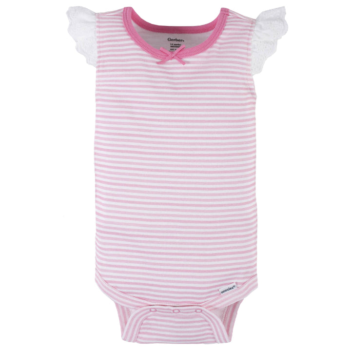 4-Pack Baby Girls Unicorn Tank Onesies® Bodysuits-Gerber Childrenswear
