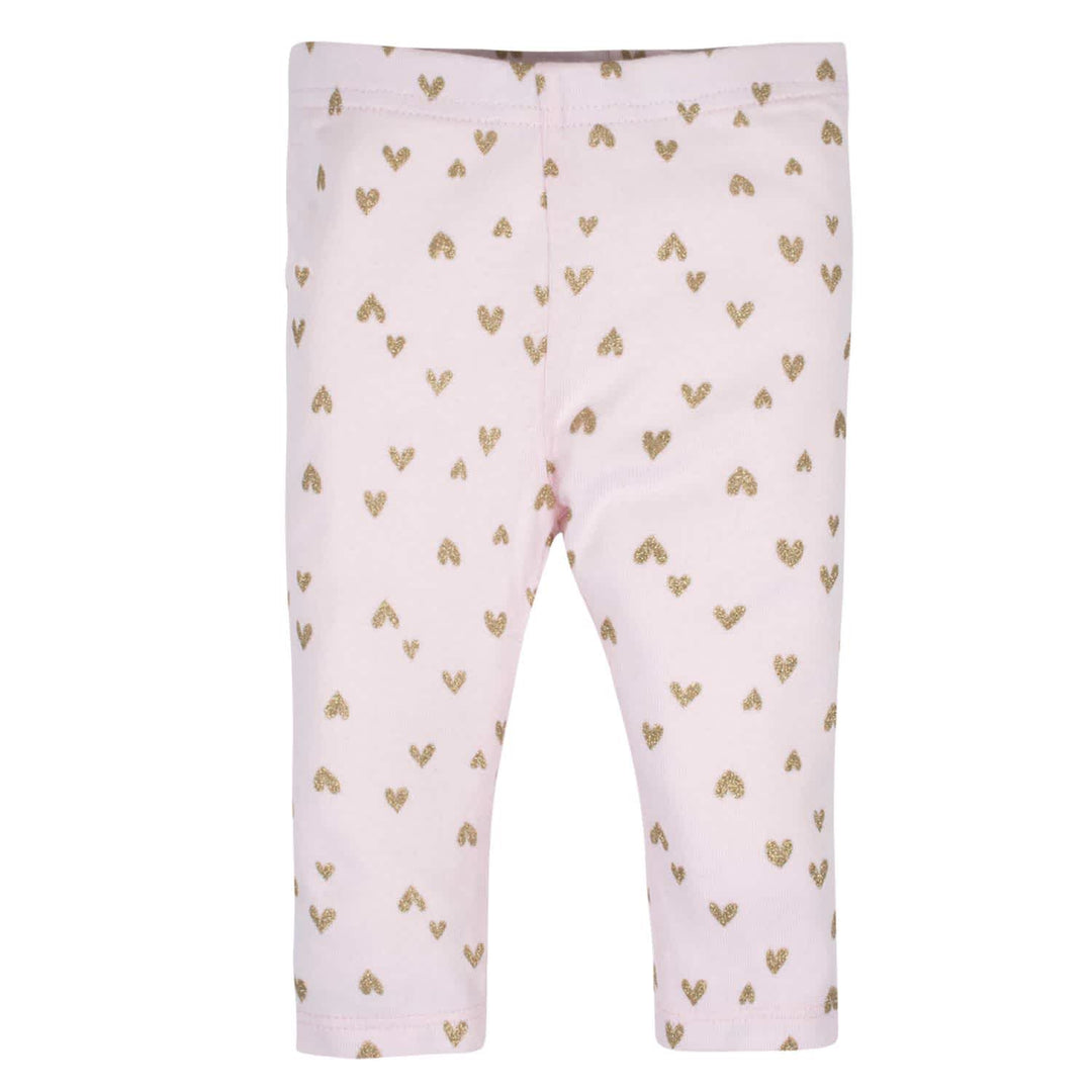 Gerber® Organic 2-Pack Baby Girls Princess Slim Pants-Gerber Childrenswear