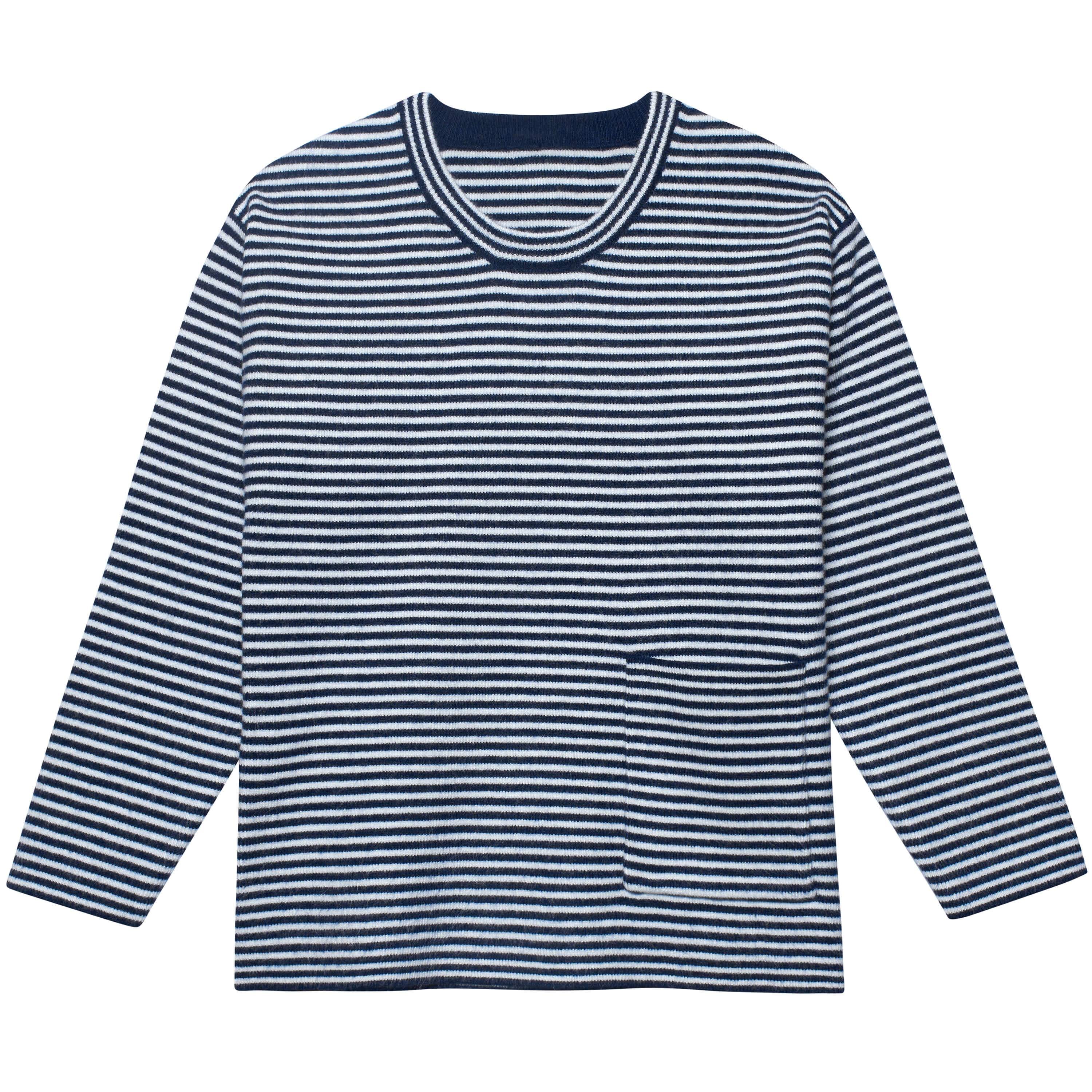 Infant & Toddler Boys Blue Striped Sweater with Pocket – Gerber ...