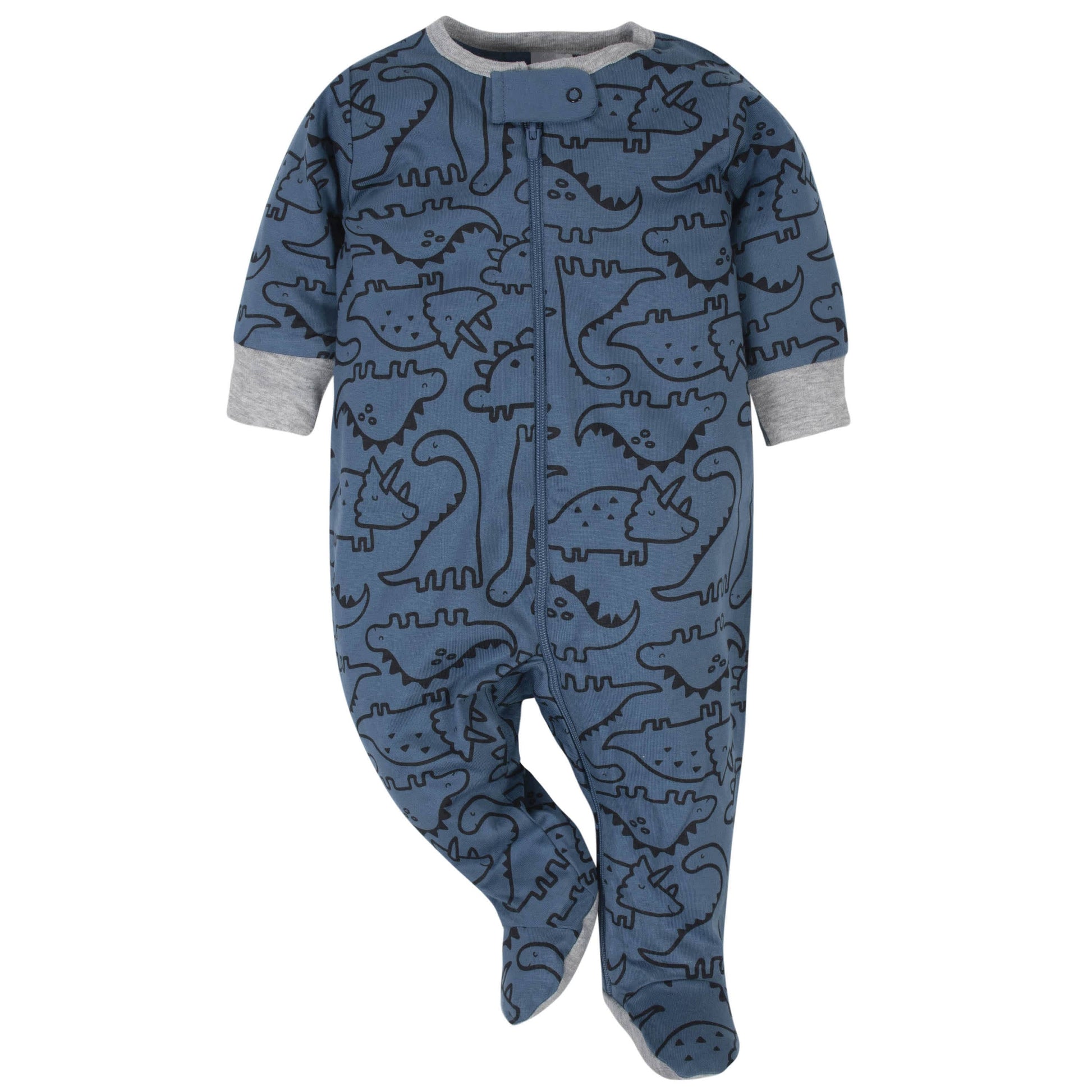 Gerber® 4-Pack Baby Boys Dino & Tiger Sleep 'N Play Bundle-Gerber Childrenswear