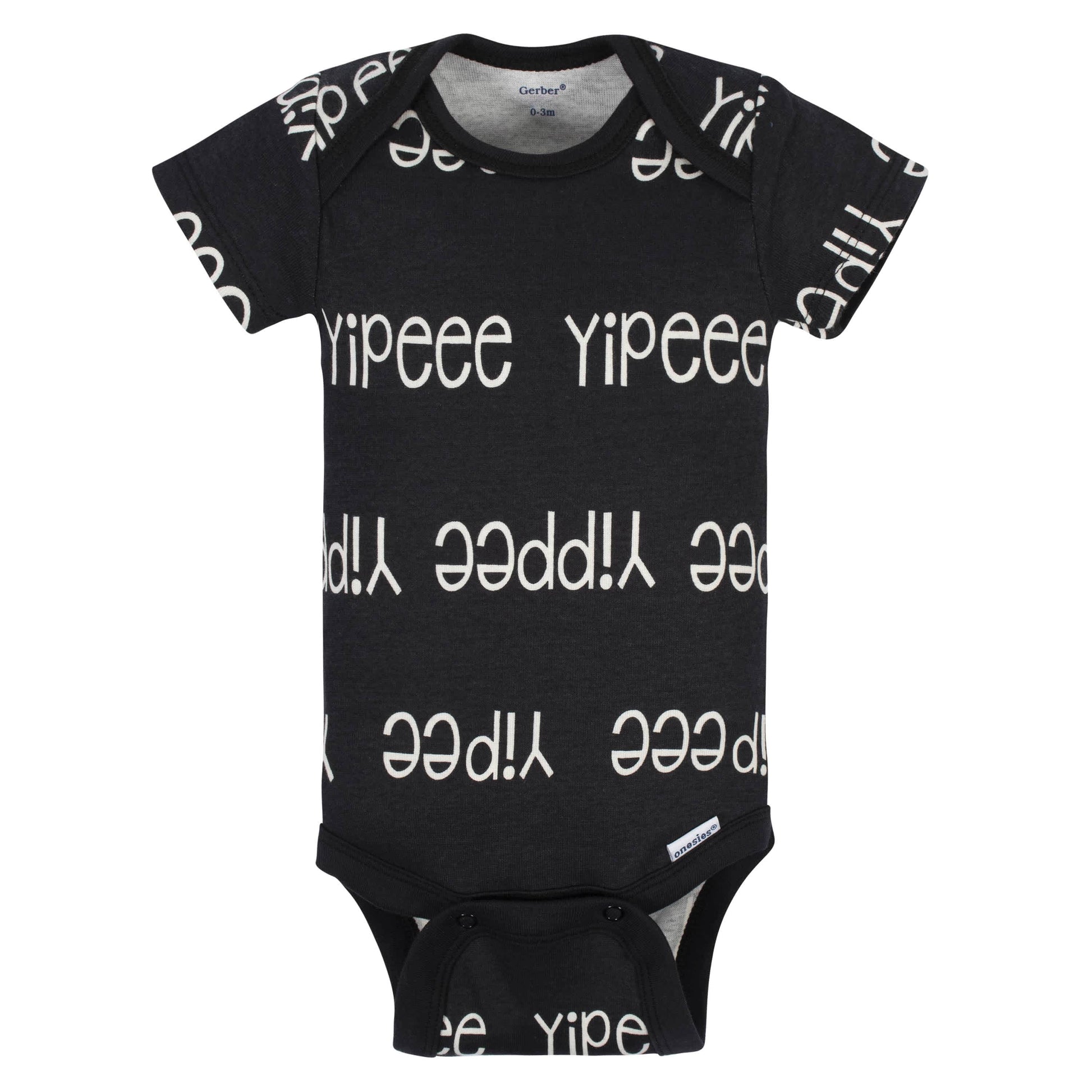 5-Pack Baby Boys Comfy Stretch Badger Short Sleeve Onesies® Bodysuits-Gerber Childrenswear