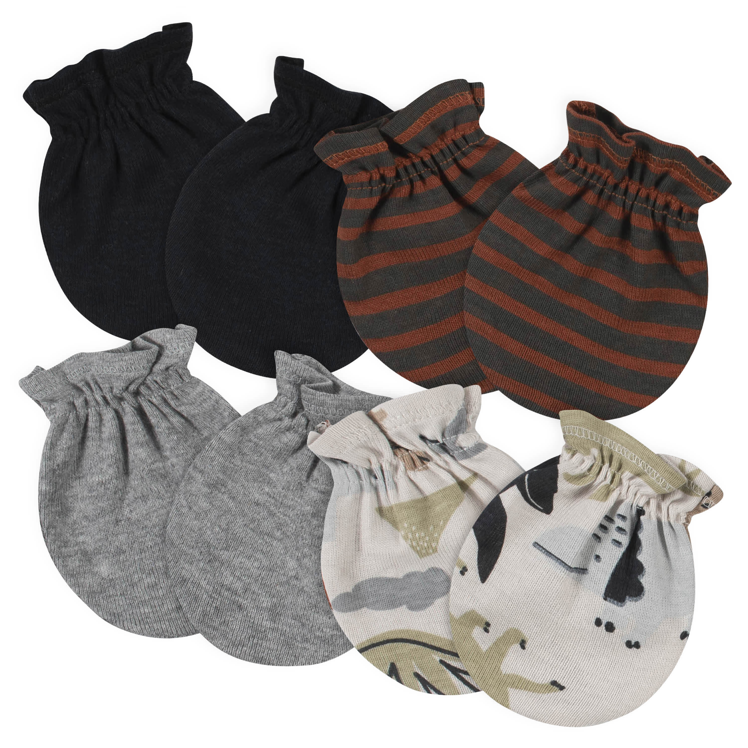 18-Piece Baby Boys Dino Onesies® Bodysuit, Mitten, Cap, & Sock Set-Gerber Childrenswear
