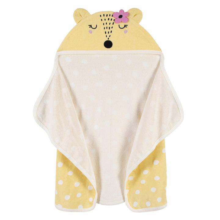 Baby Girls Fox Hooded Bath Wrap-Gerber Childrenswear
