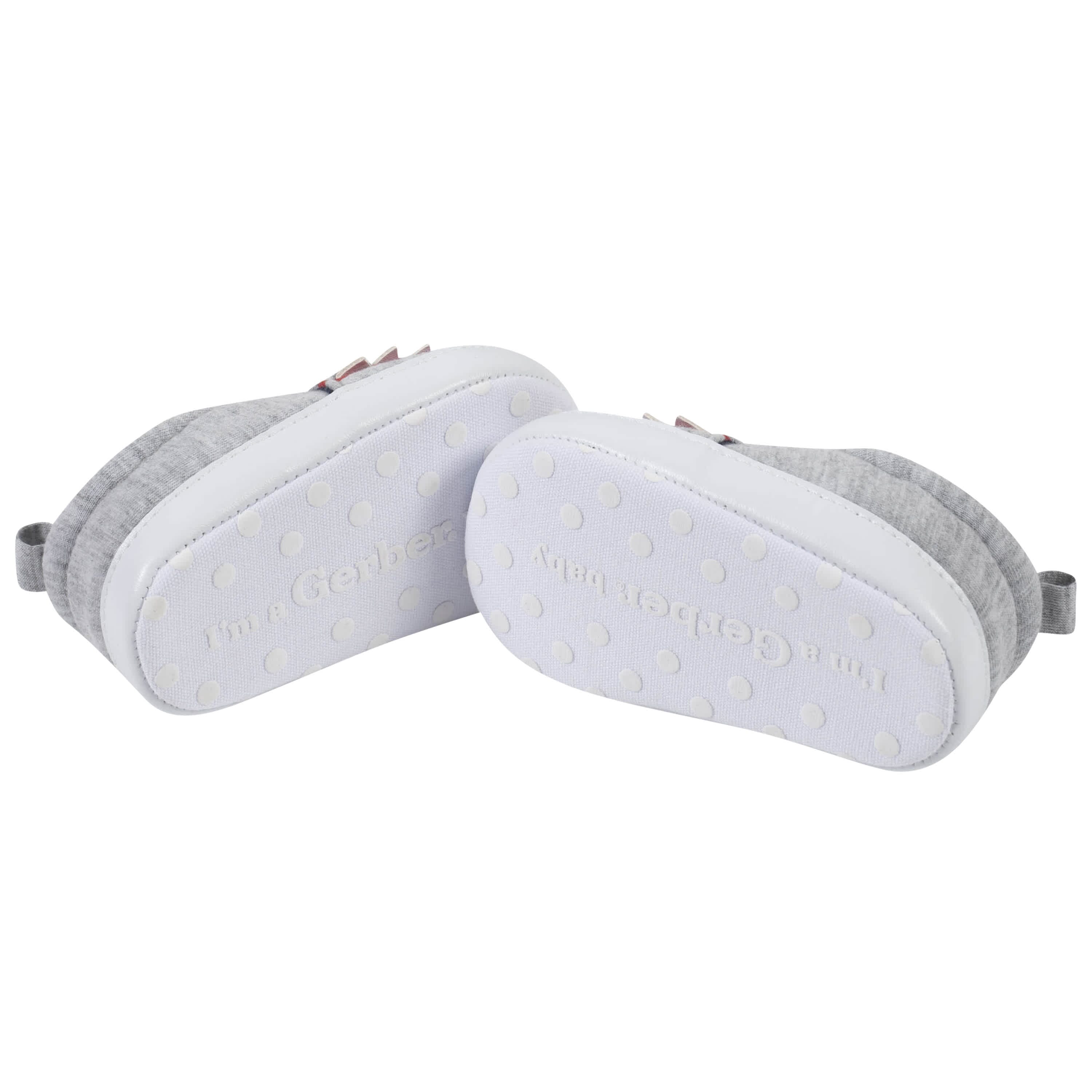 Baby Boys Gray Shark Shoes-Gerber Childrenswear