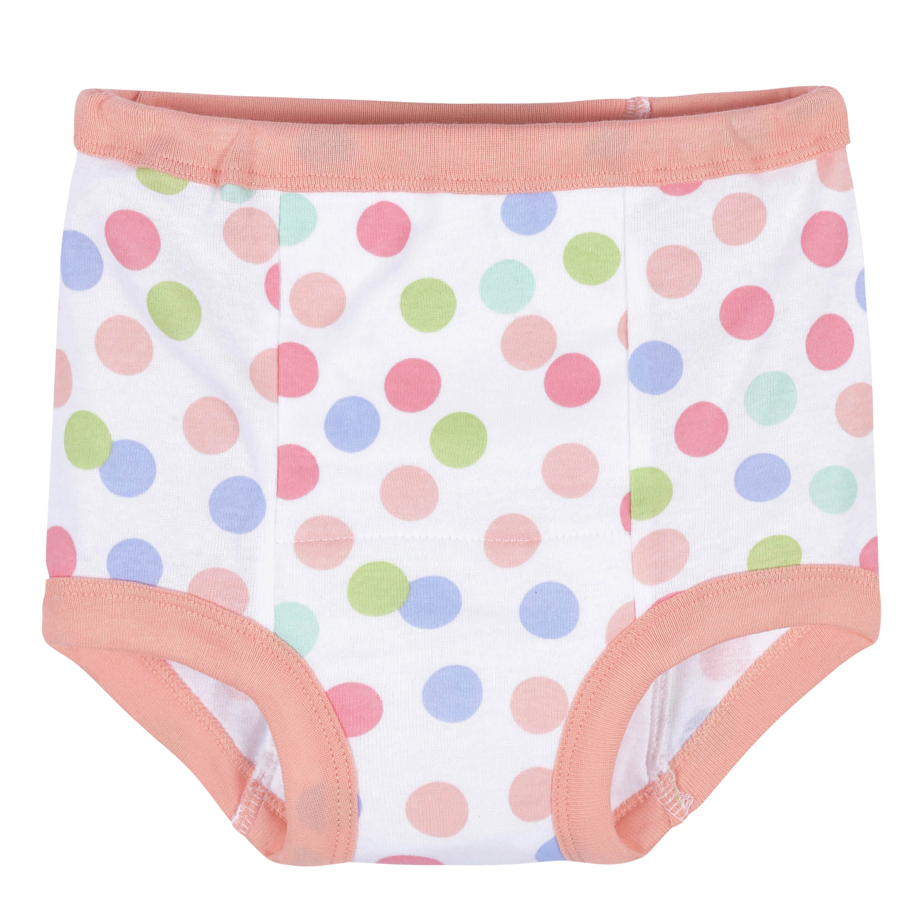4-Pack Toddler Girls Unicorns & Dots Training Pants