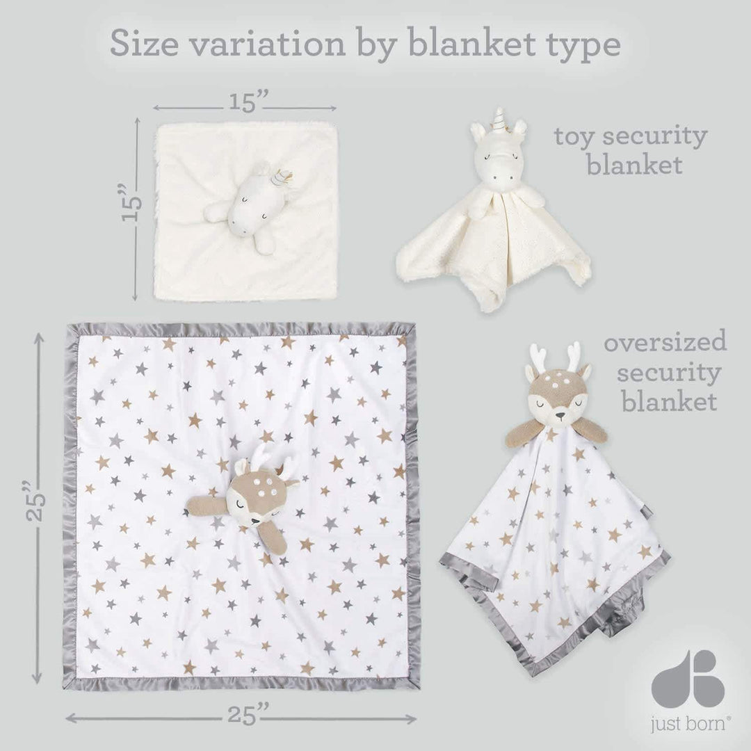 Embroidered Unicorn Baby Girls Security Blanket-Gerber Childrenswear