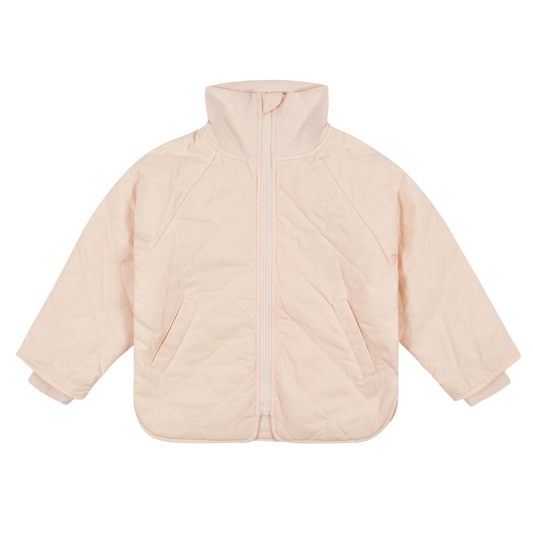 Infant & Toddler Girls Blush Pink Quilted Jacket