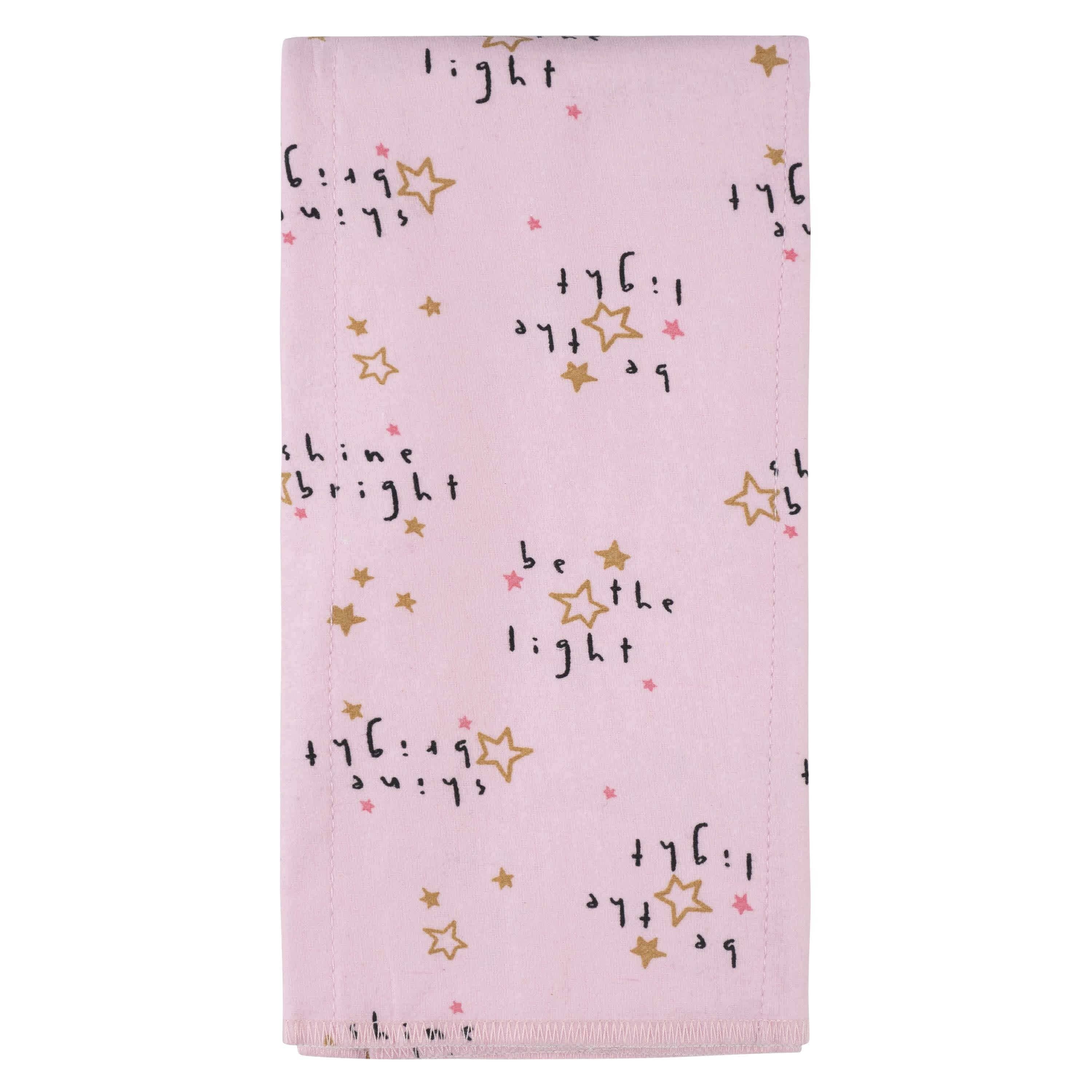 4-Pack Girls Princess Flannel Burp Cloths-Gerber Childrenswear
