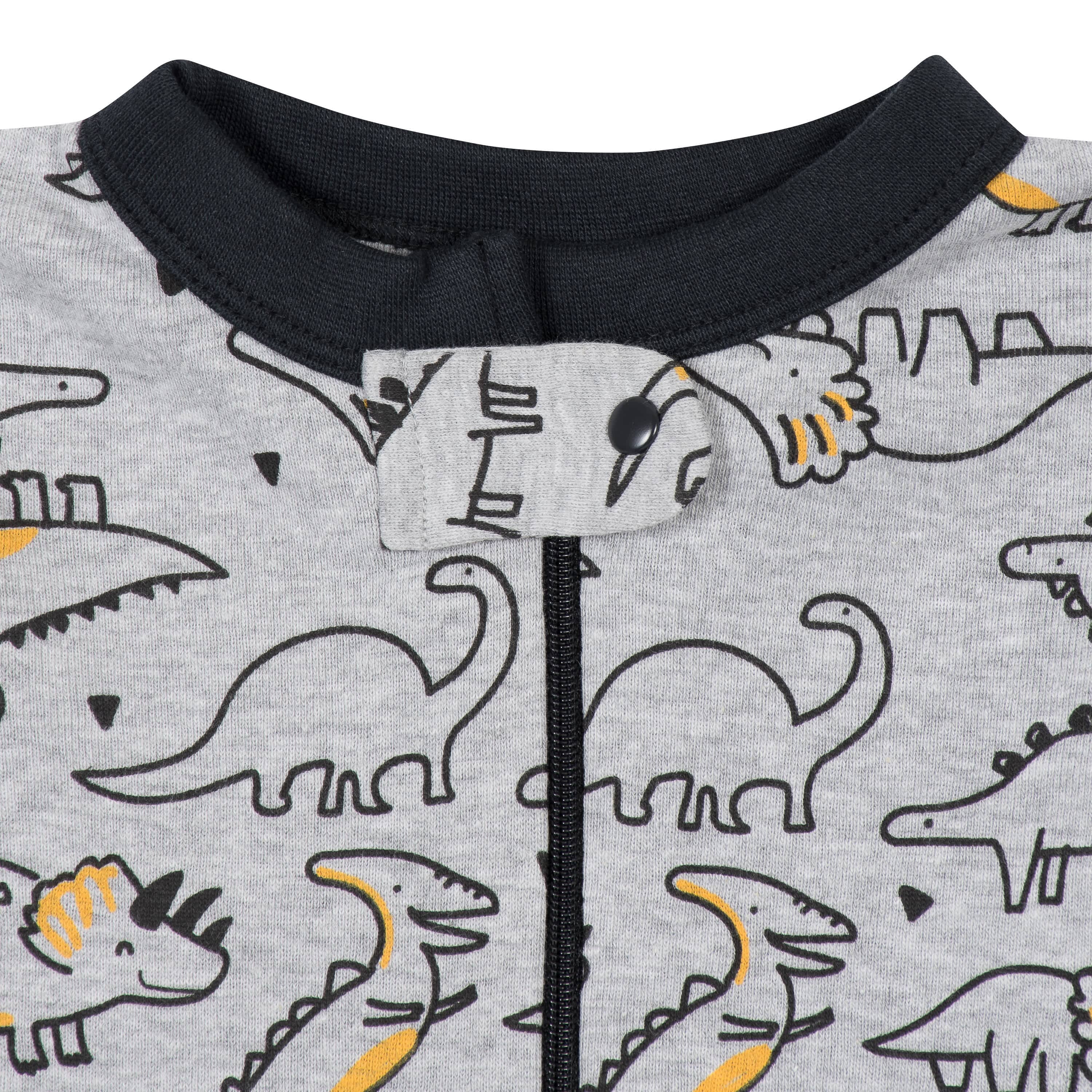 2-Pack Baby & Toddler Boys Dino Snug Fit Footed Cotton Pajamas-Gerber Childrenswear