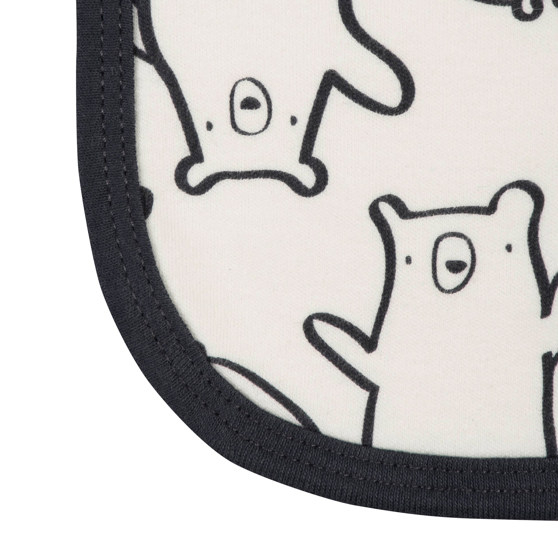 4-Pack Baby Boys Bear Terry Burpcloths