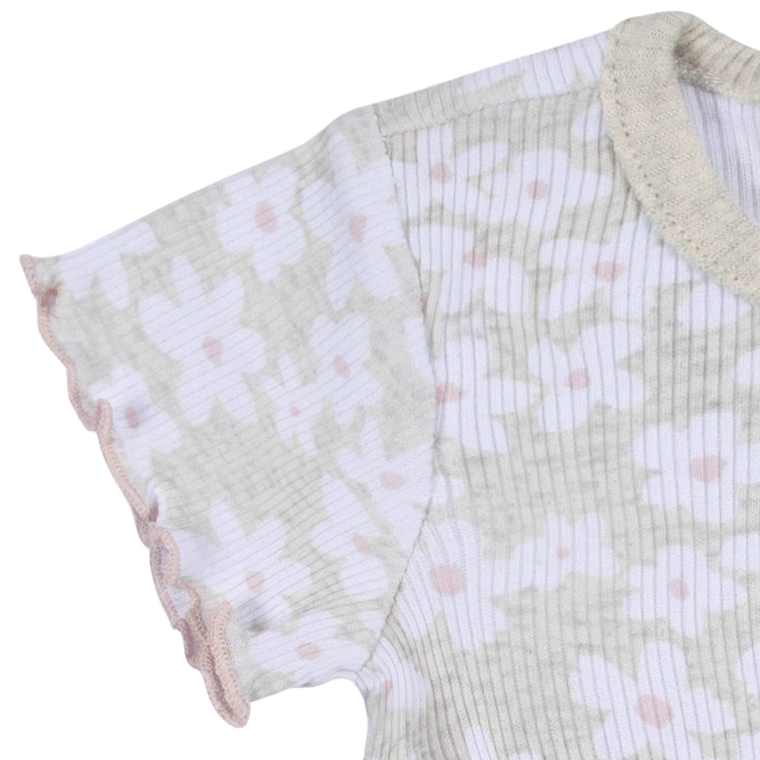 2-Pack Baby & Toddler Girls Sweet Florals Short Sleeve Cotton Dresses-Gerber Childrenswear