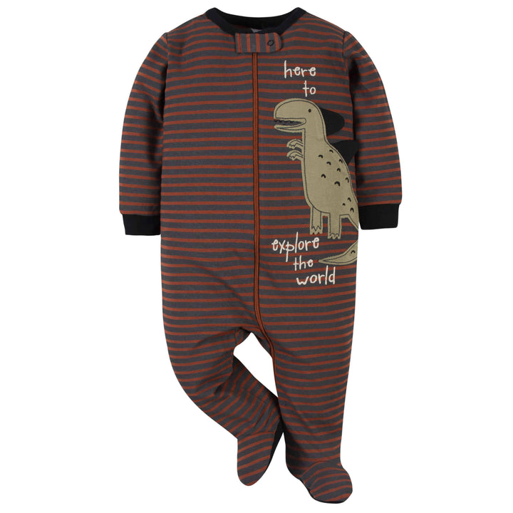 6-Piece Baby Boys Dino Onesies® Bodysuit and Sleep 'N Play Set-Gerber Childrenswear