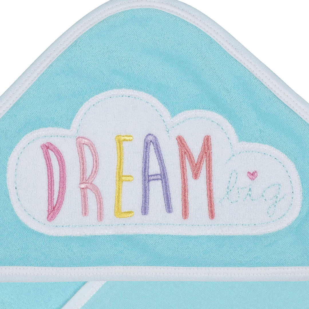 Gerber® Organic 2-Pack Baby Girls Clouds Hooded Towels-Gerber Childrenswear