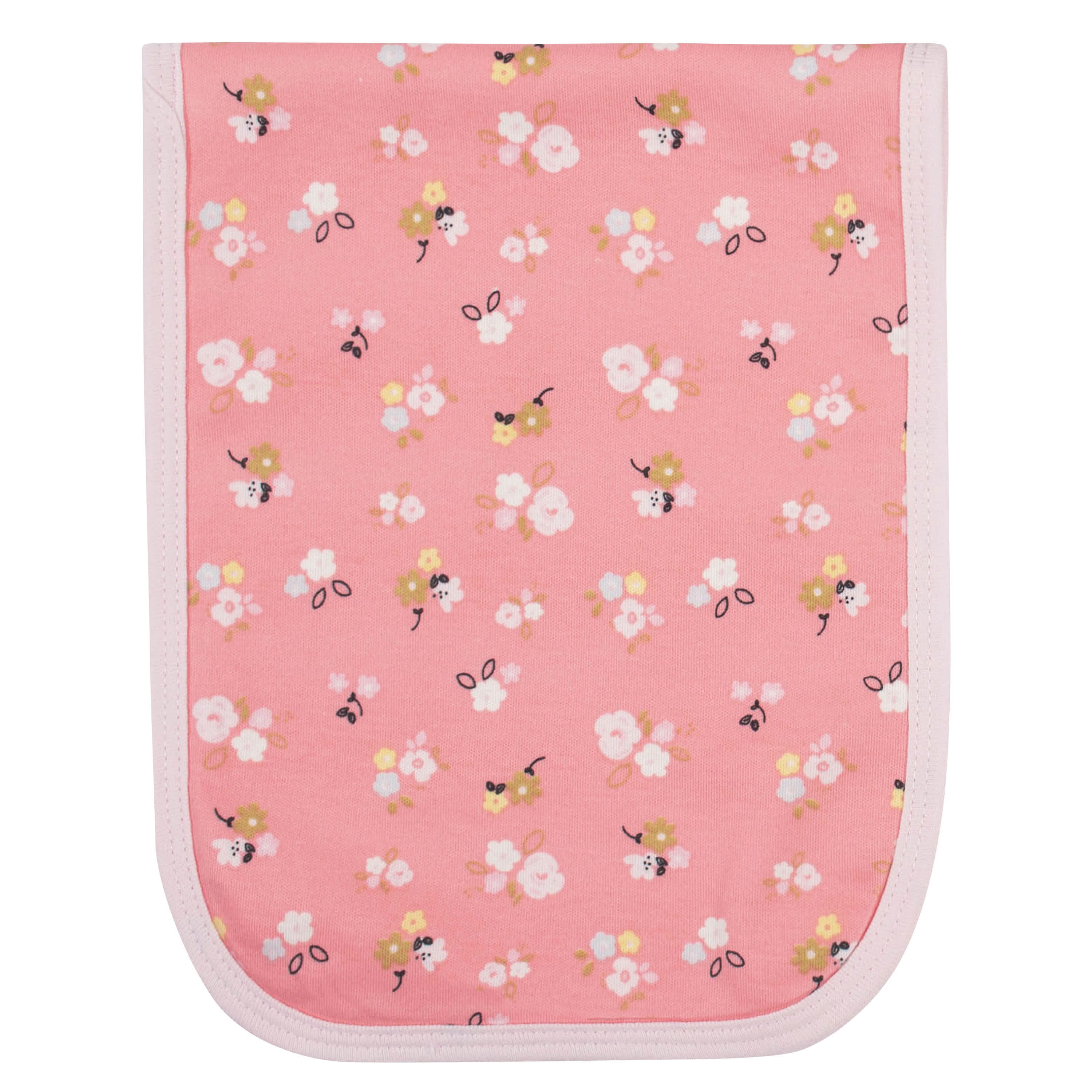 4-Pack Baby Girls Ballerina Terry Burp Cloths-Gerber Childrenswear