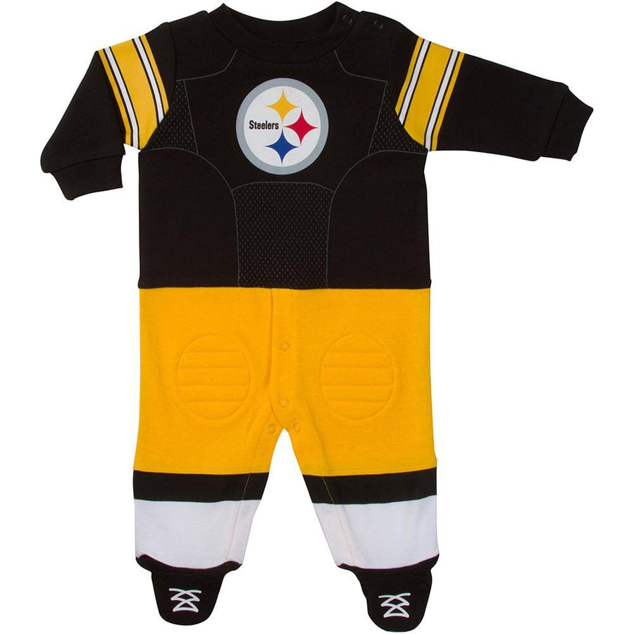 Pittsburgh Steelers Baby Boys Footed Footysuit-Gerber Childrenswear