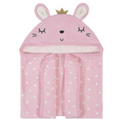Baby Girls Floral Hooded Bath Wrap