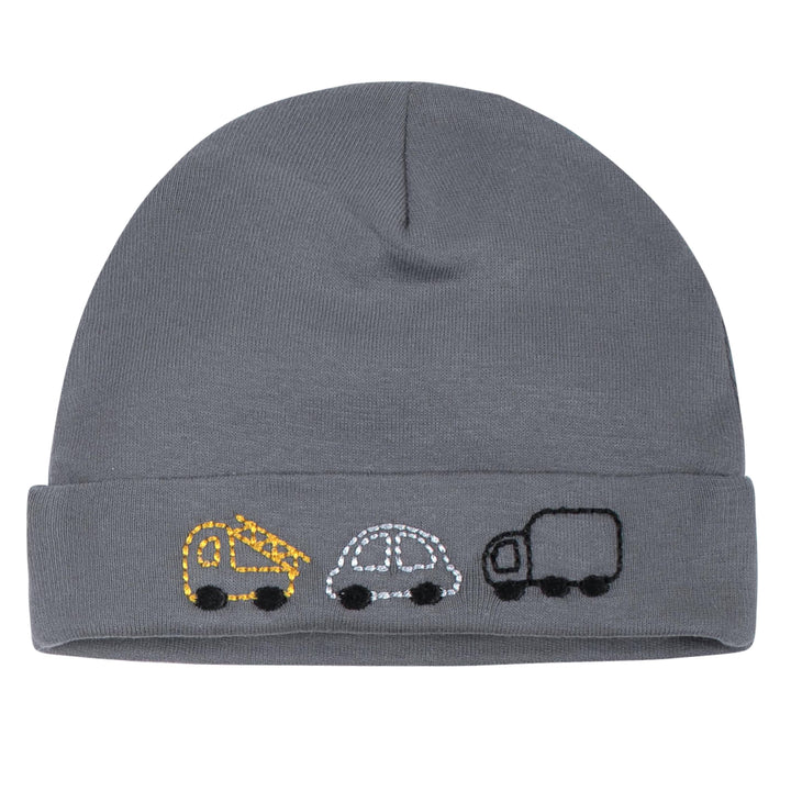 5-Pack Baby Boys Construction Trucks Caps-Gerber Childrenswear
